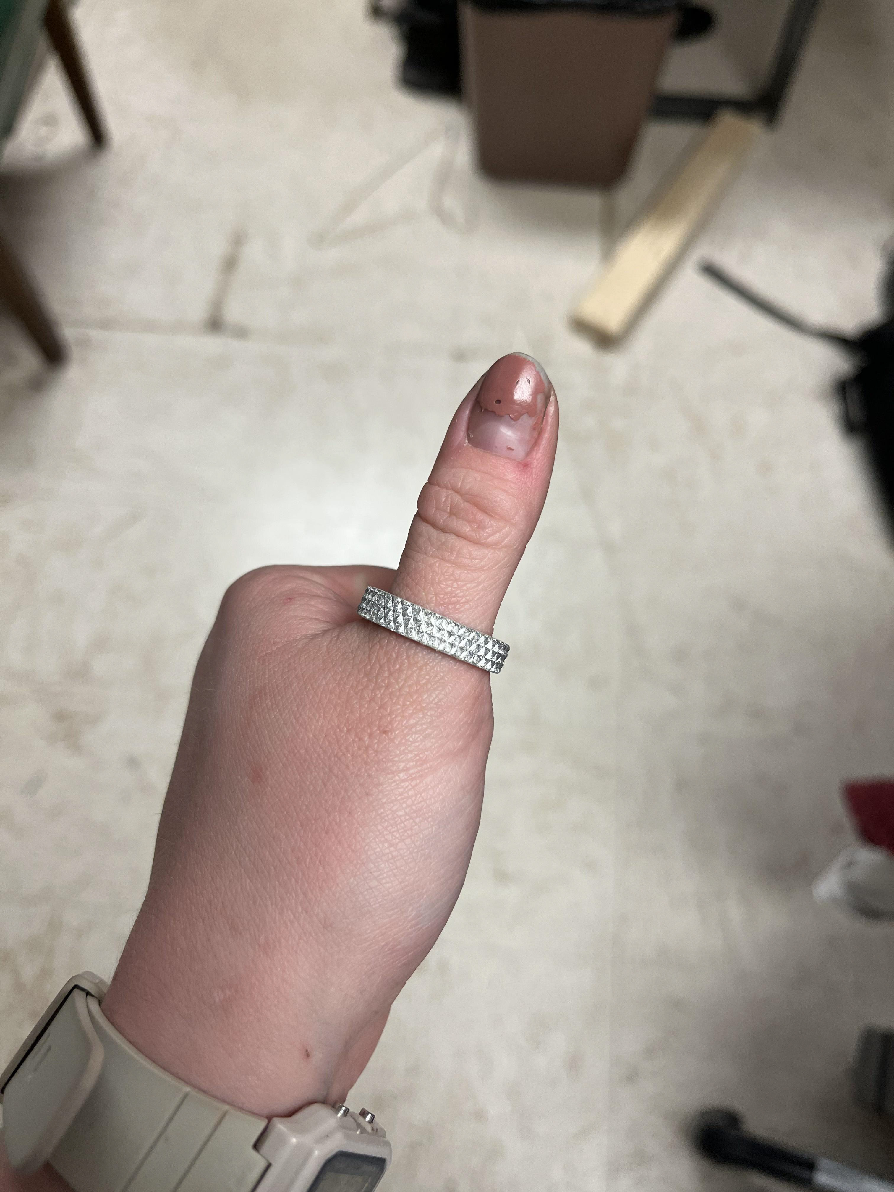 "Rings" - knurling, cutting