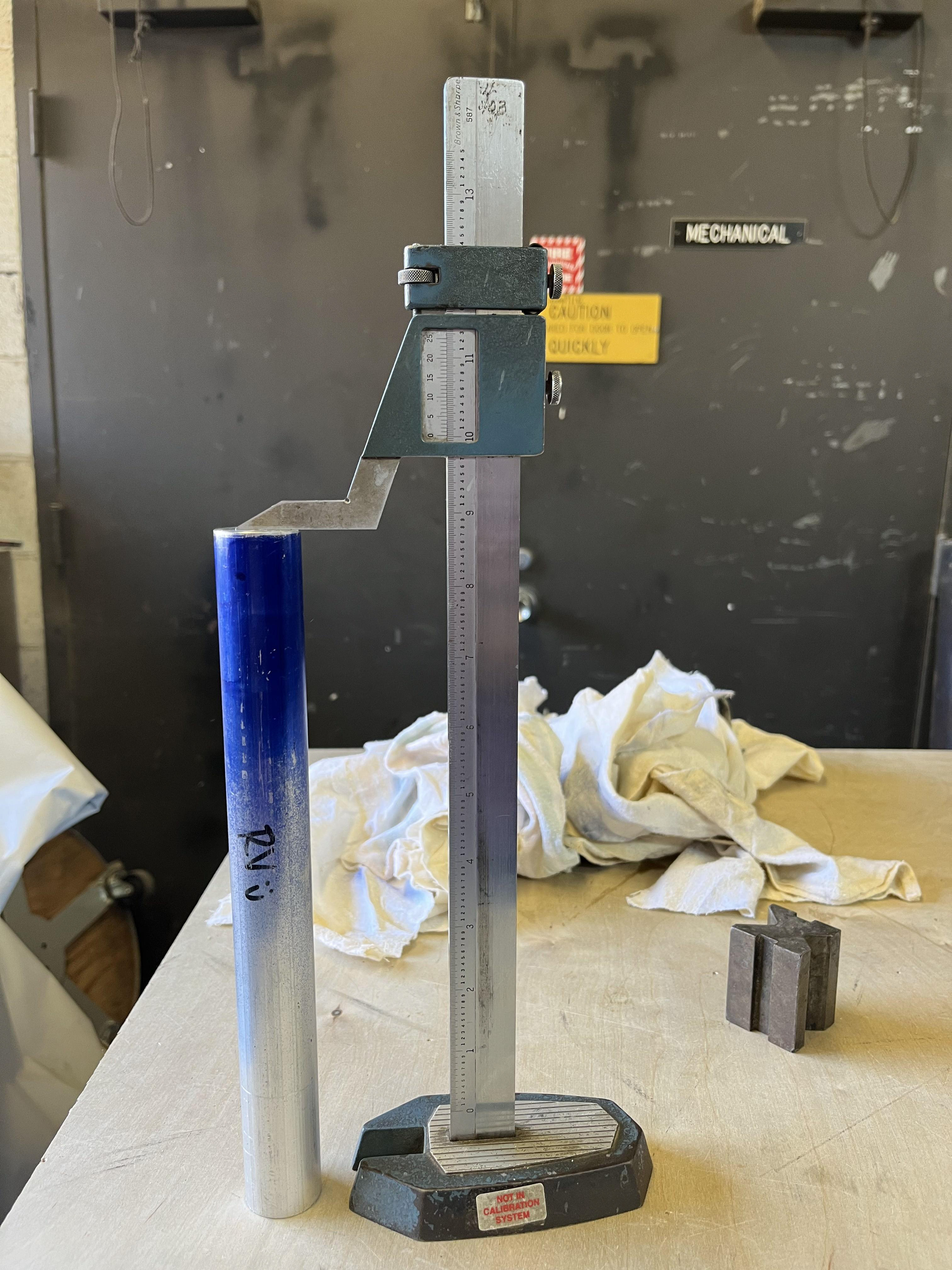 First steps: inking & marking with the height gauge