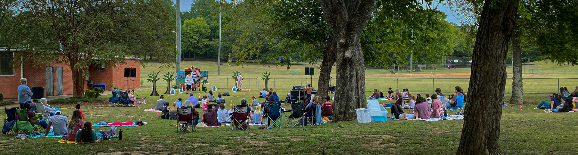 Production toured to multiple outdoor venues throughout the community.