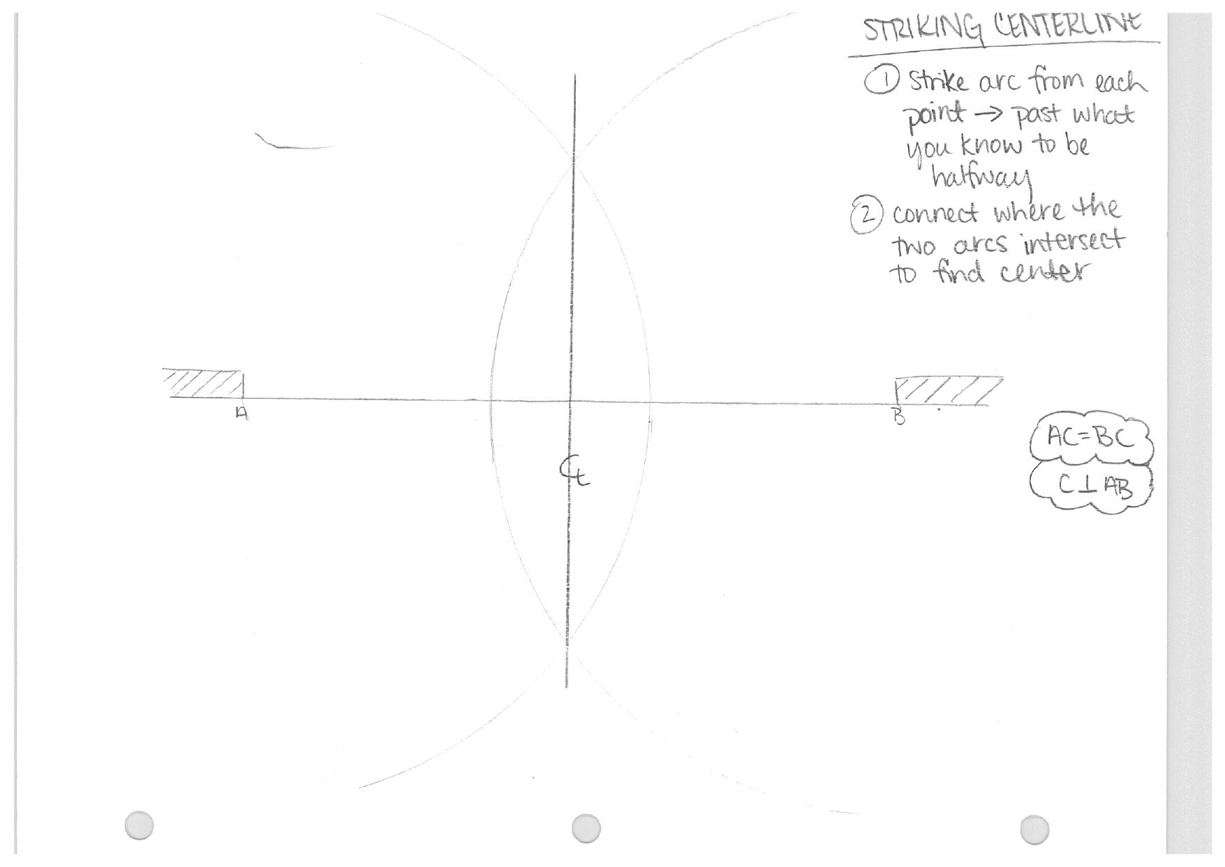 Striking a Centerline