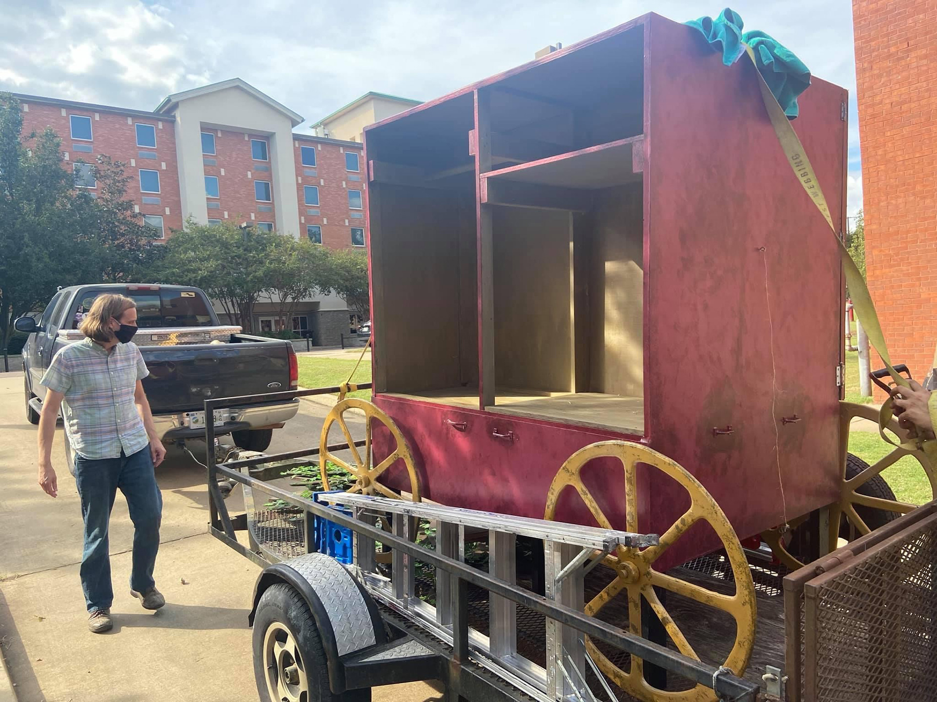 Production toured to multiple outdoor venues throughout the community.