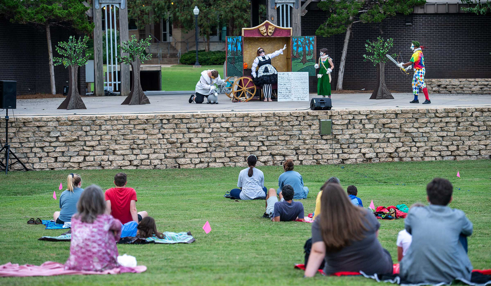 Production toured to multiple outdoor venues throughout the community.