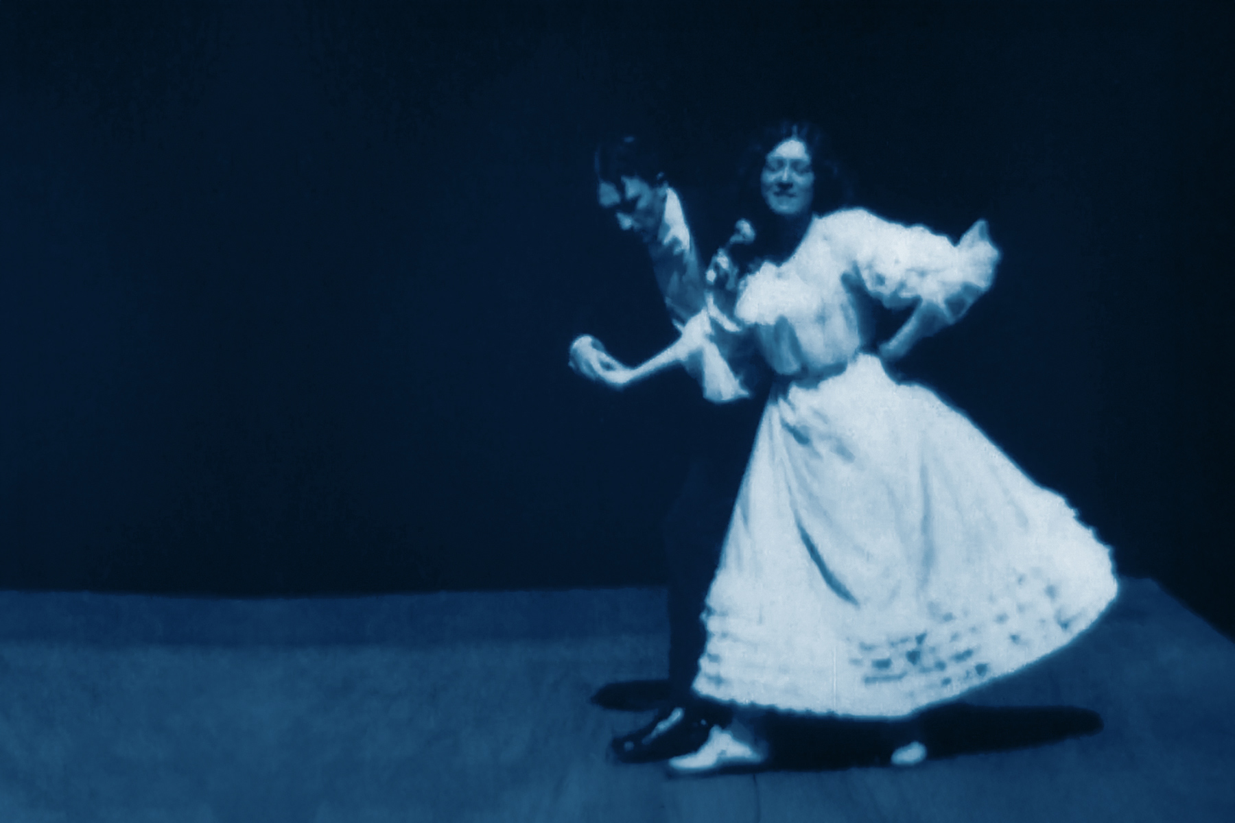 Digital image test for cyanotype effect