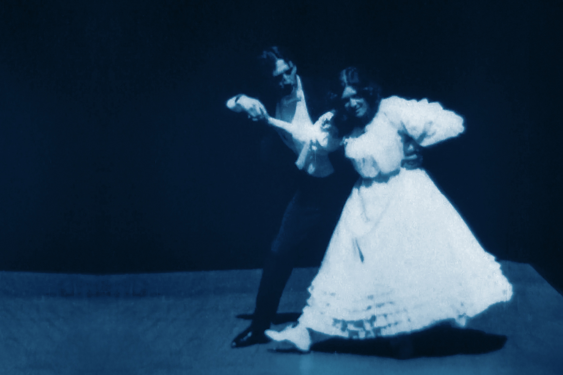Digital image test for cyanotype effect
