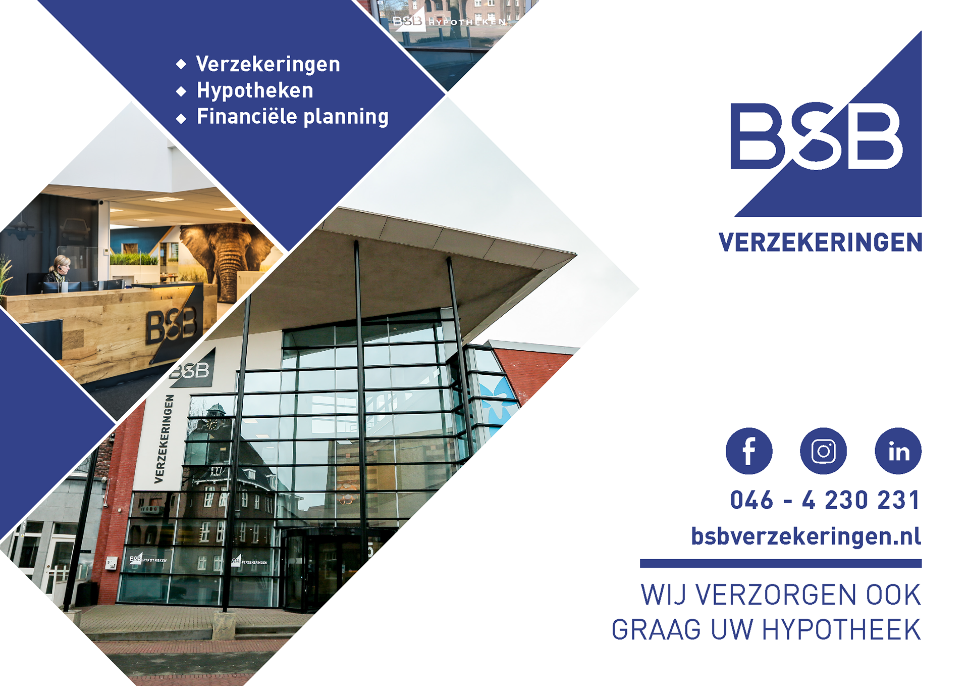 Liggende advertentie BSB Verzekeringen