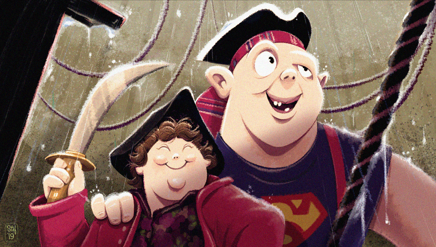 "Chunk? No. It's “Captain” Chunk!"