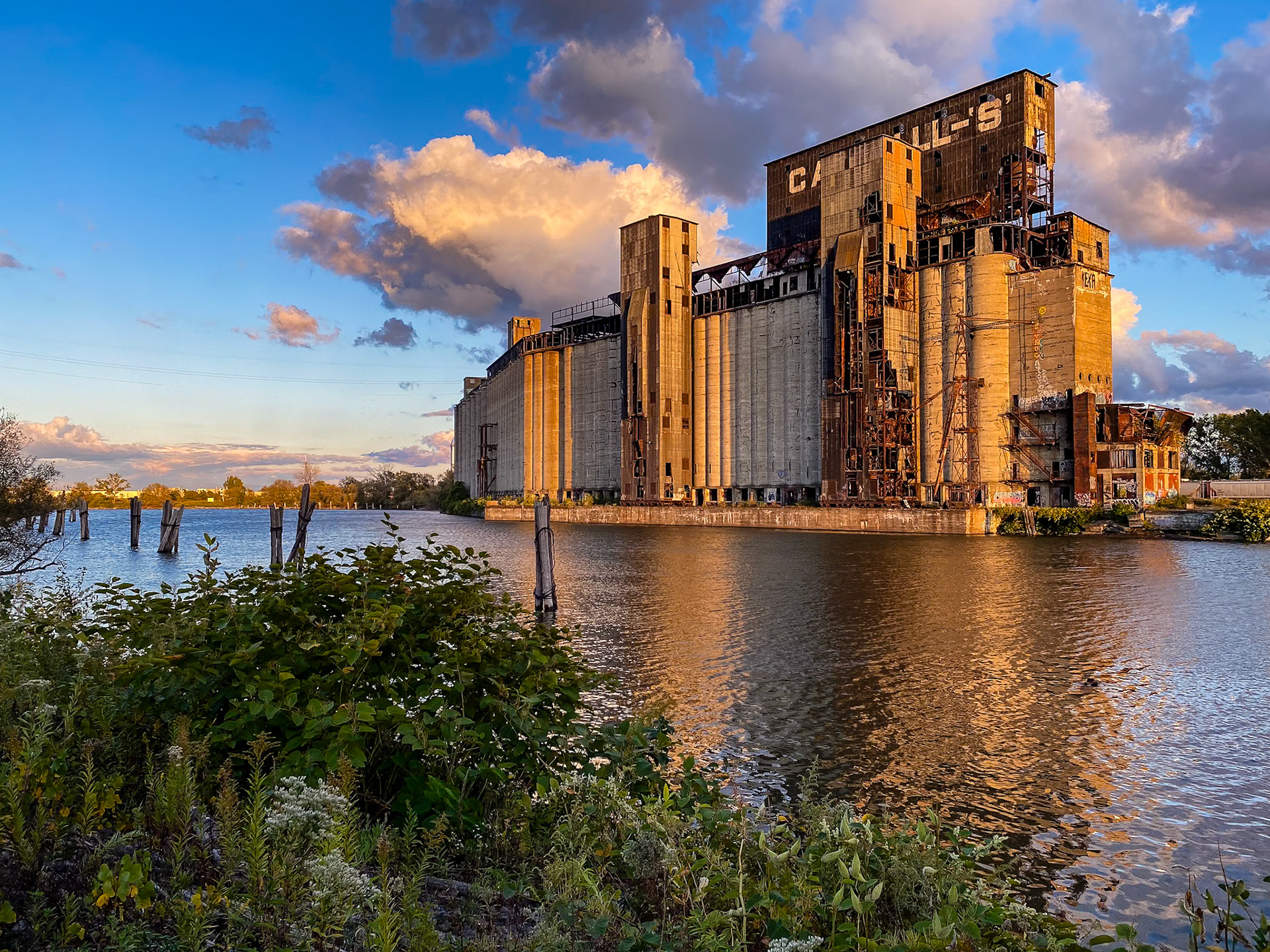 View of Cargill's Grain Elevator, Buffalo NY