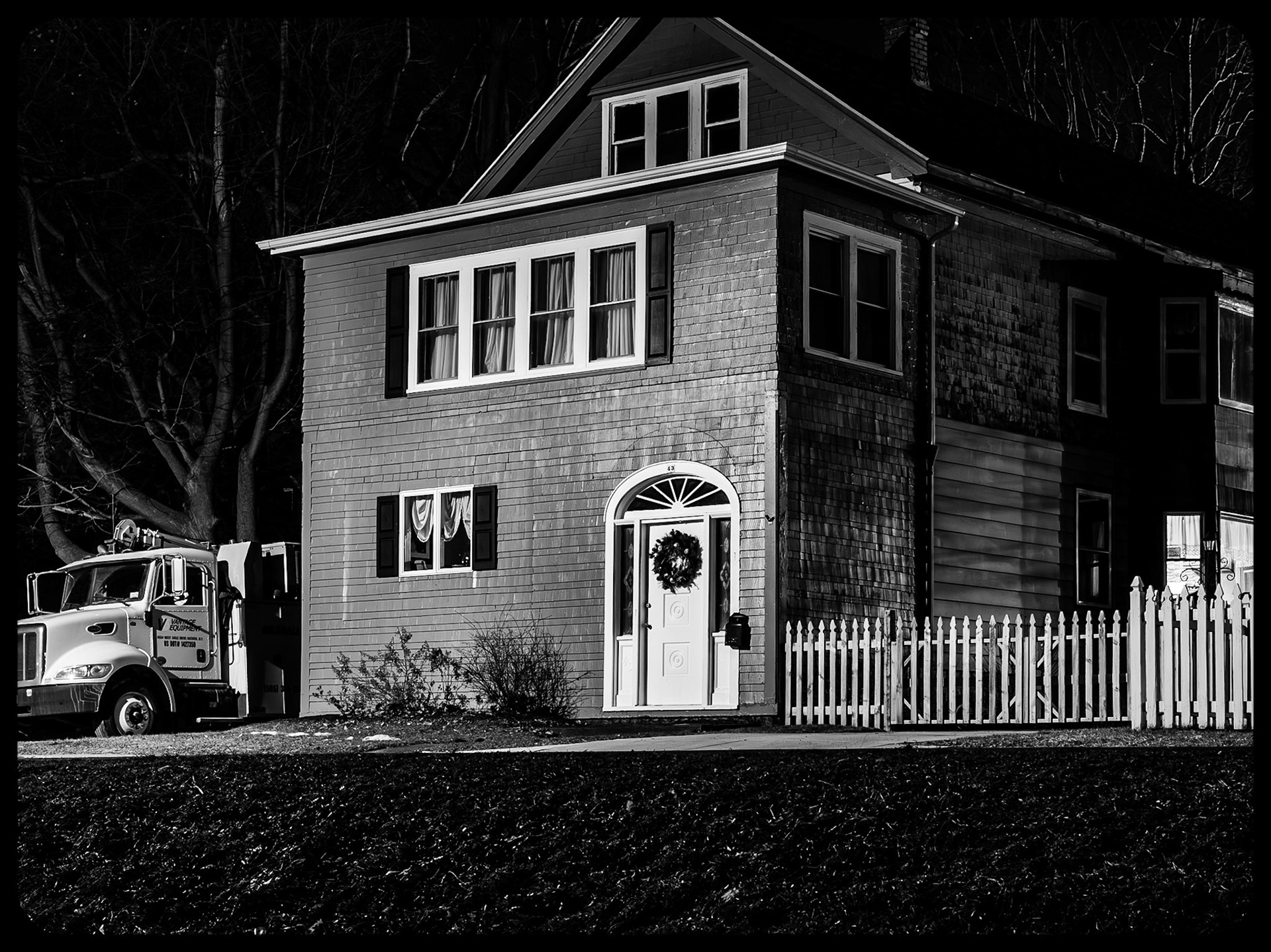 Picket Fence with Truck, Lackawanna, NY (2018)