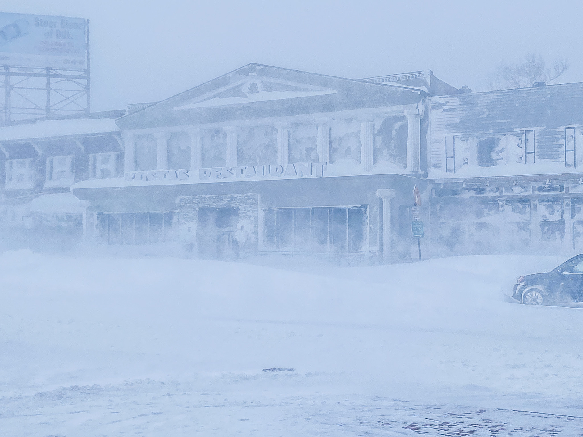 Hertel Avenue During Christmas Eve Blizzard of 2022, Buffalo NY