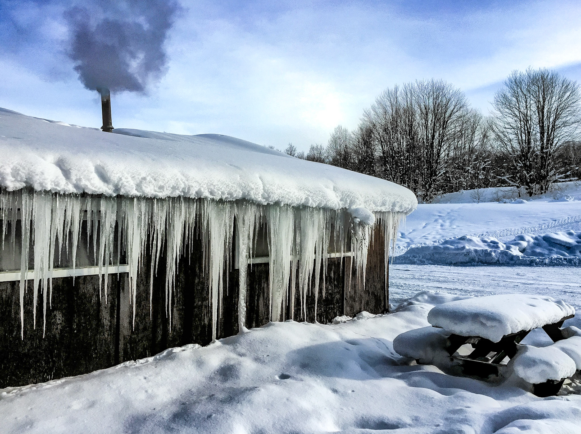 Warming Hut at Sprague Brook Park, Colden NY