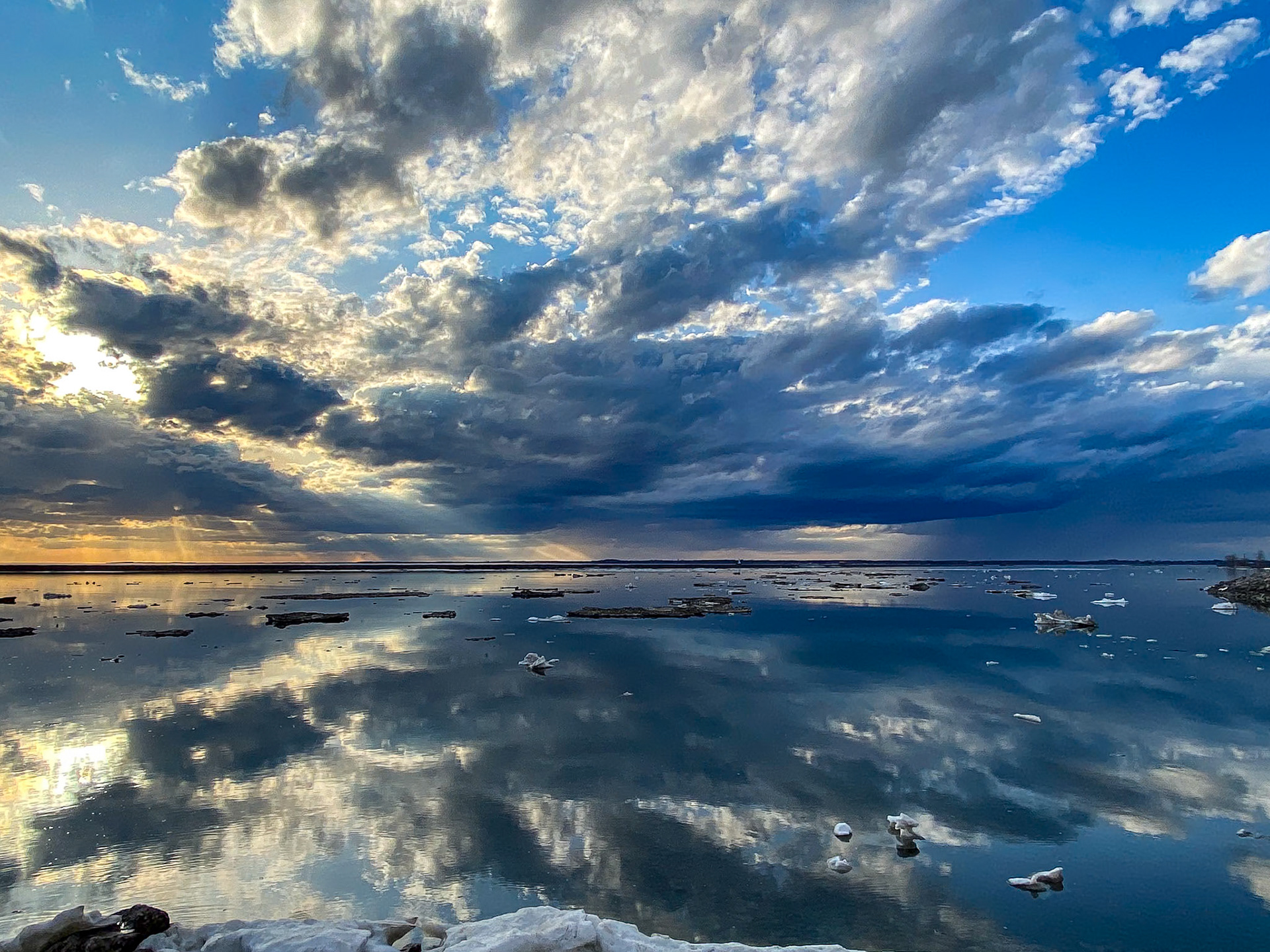 Spring Thaw on the Outer Harbor, Buffalo NY