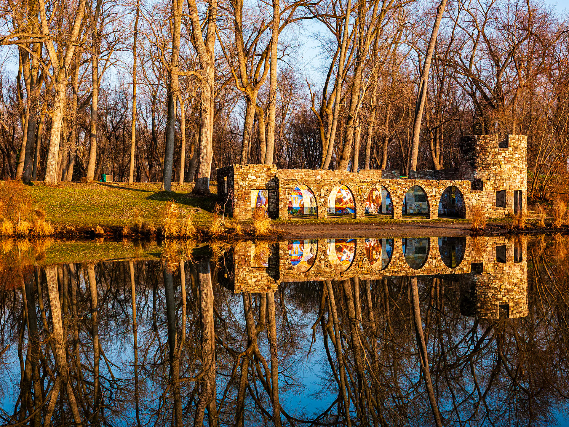 View of Ellicott Creek Park, Tonawanda NY