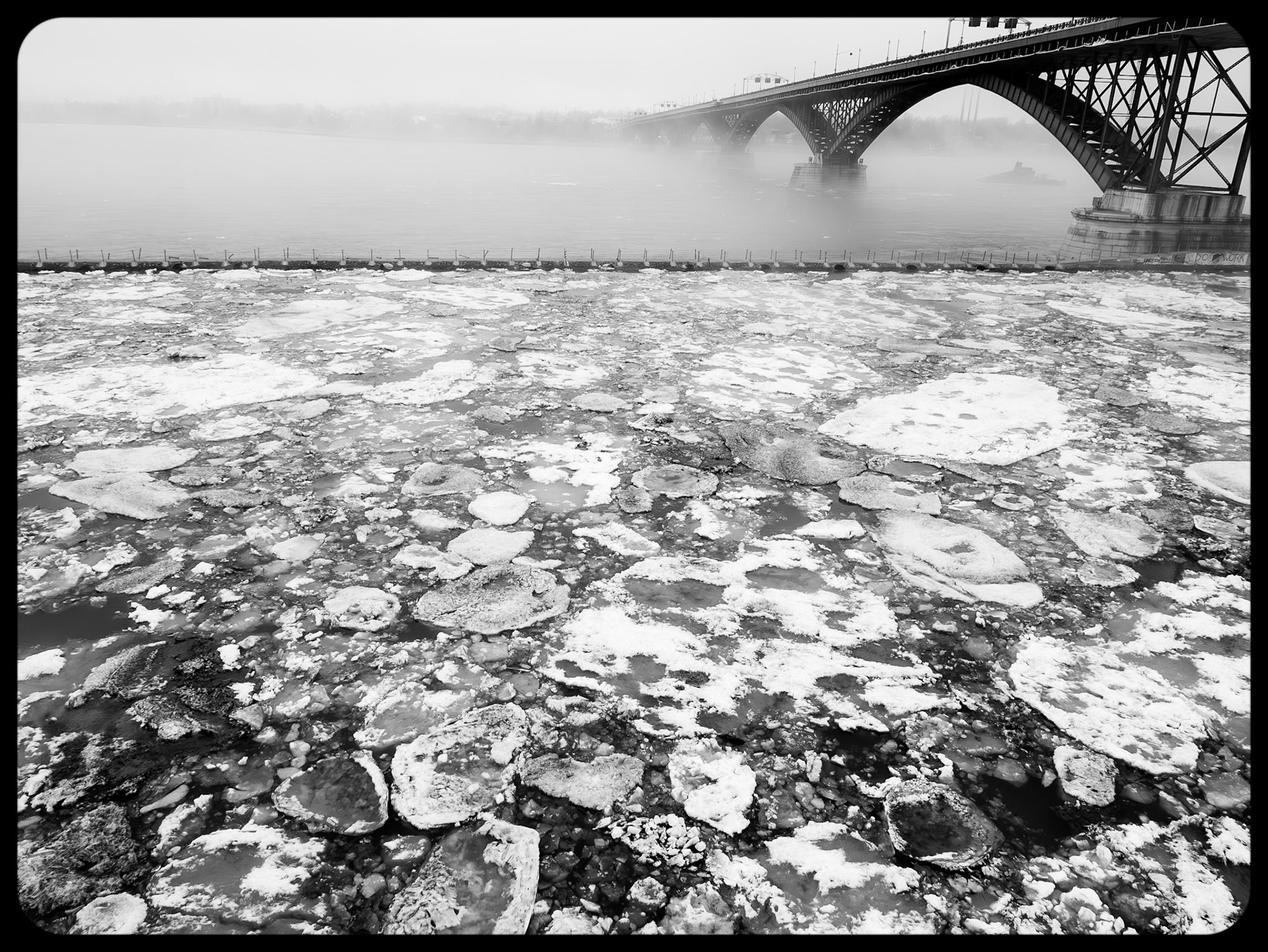 Peace Bridge and Black Rock Canal, Buffalo NY