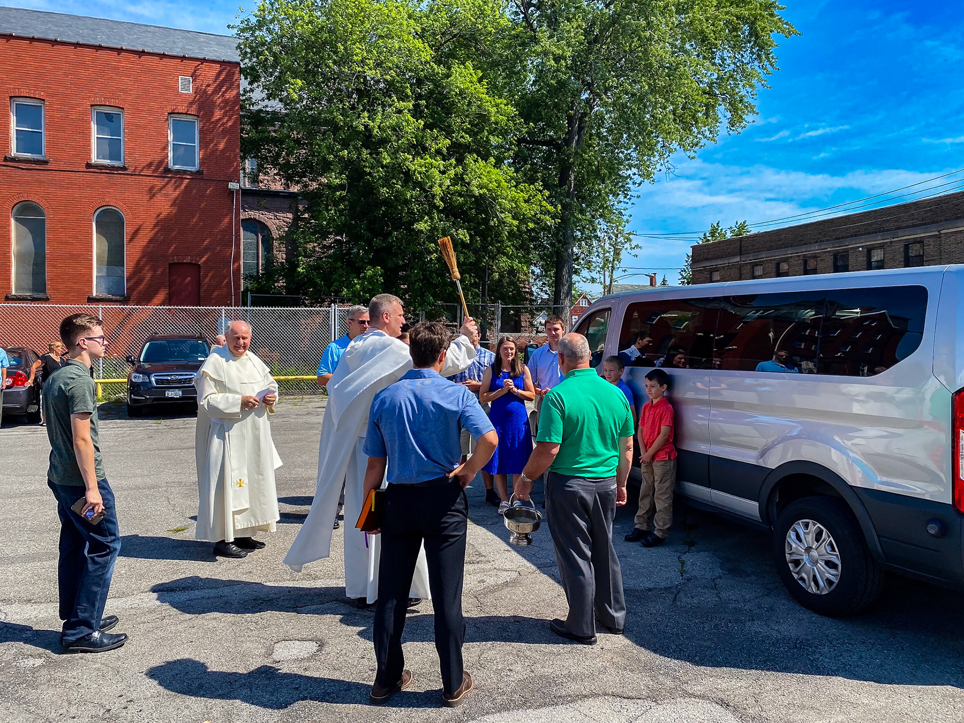 Blessing of the Cars at Corpus Christi Church, Buffalo NY