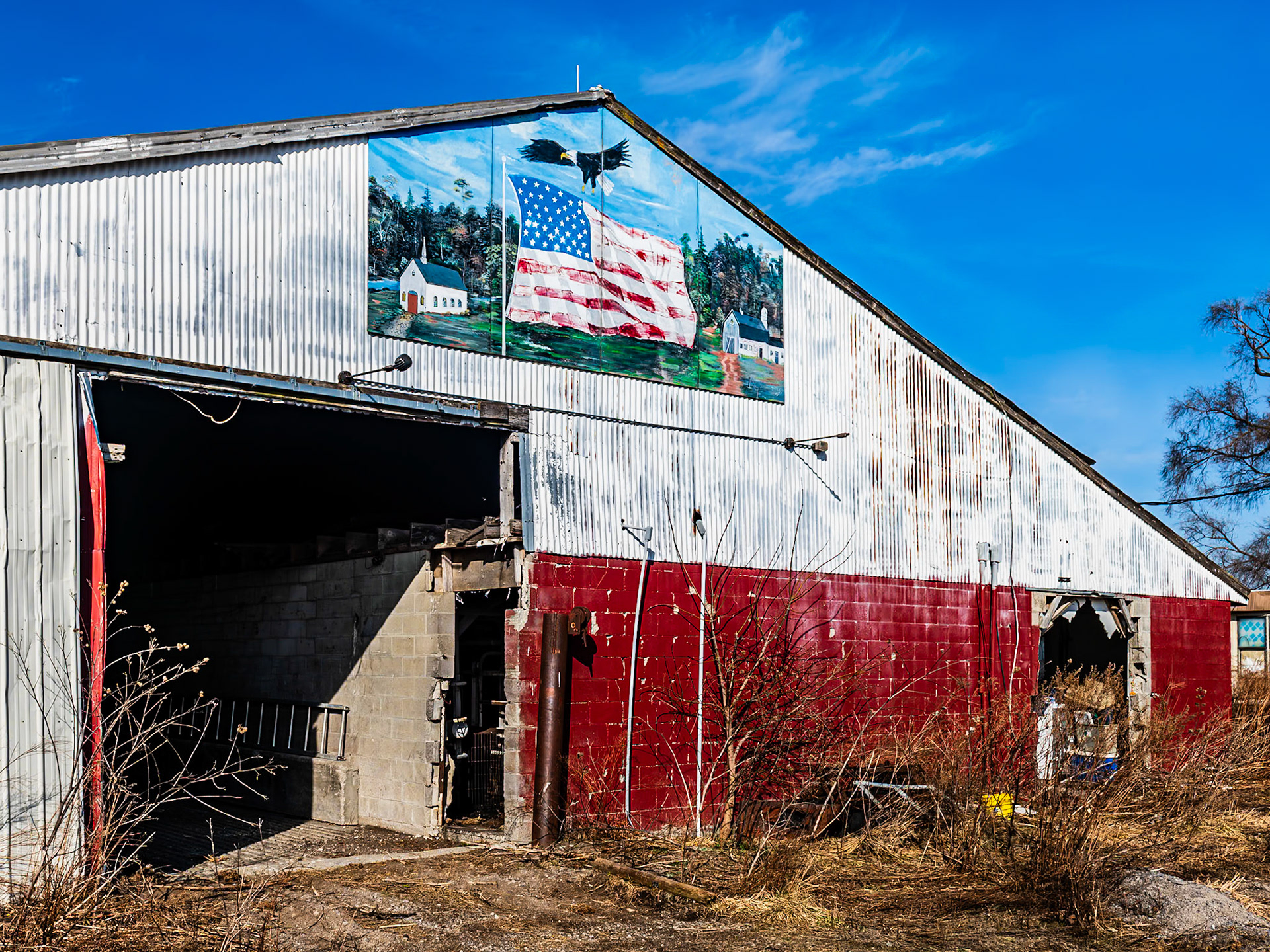 Faith Farm Flag, Near Darien Center, NY (2024)