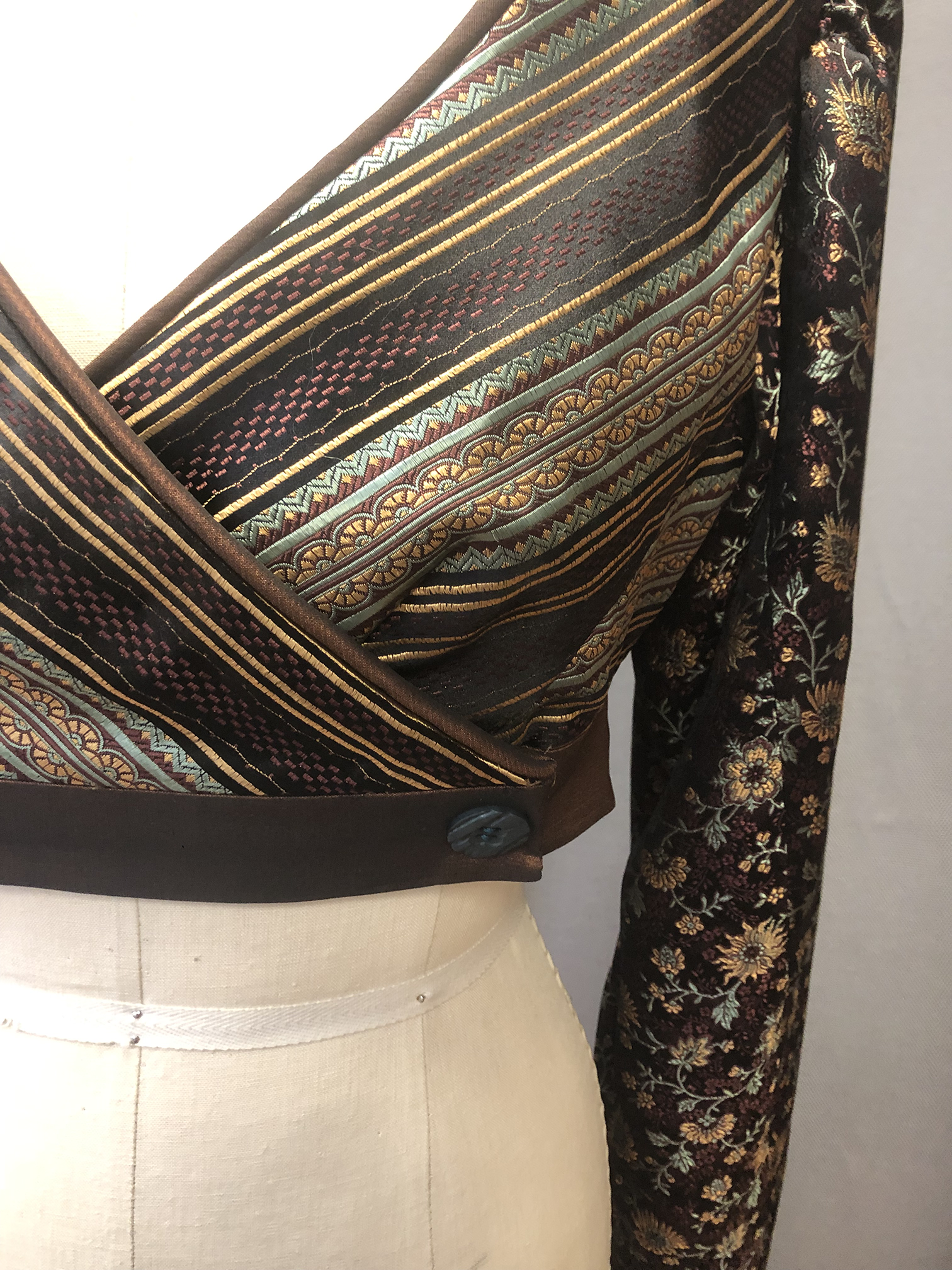 Closure Detail of Spencer Jacket
