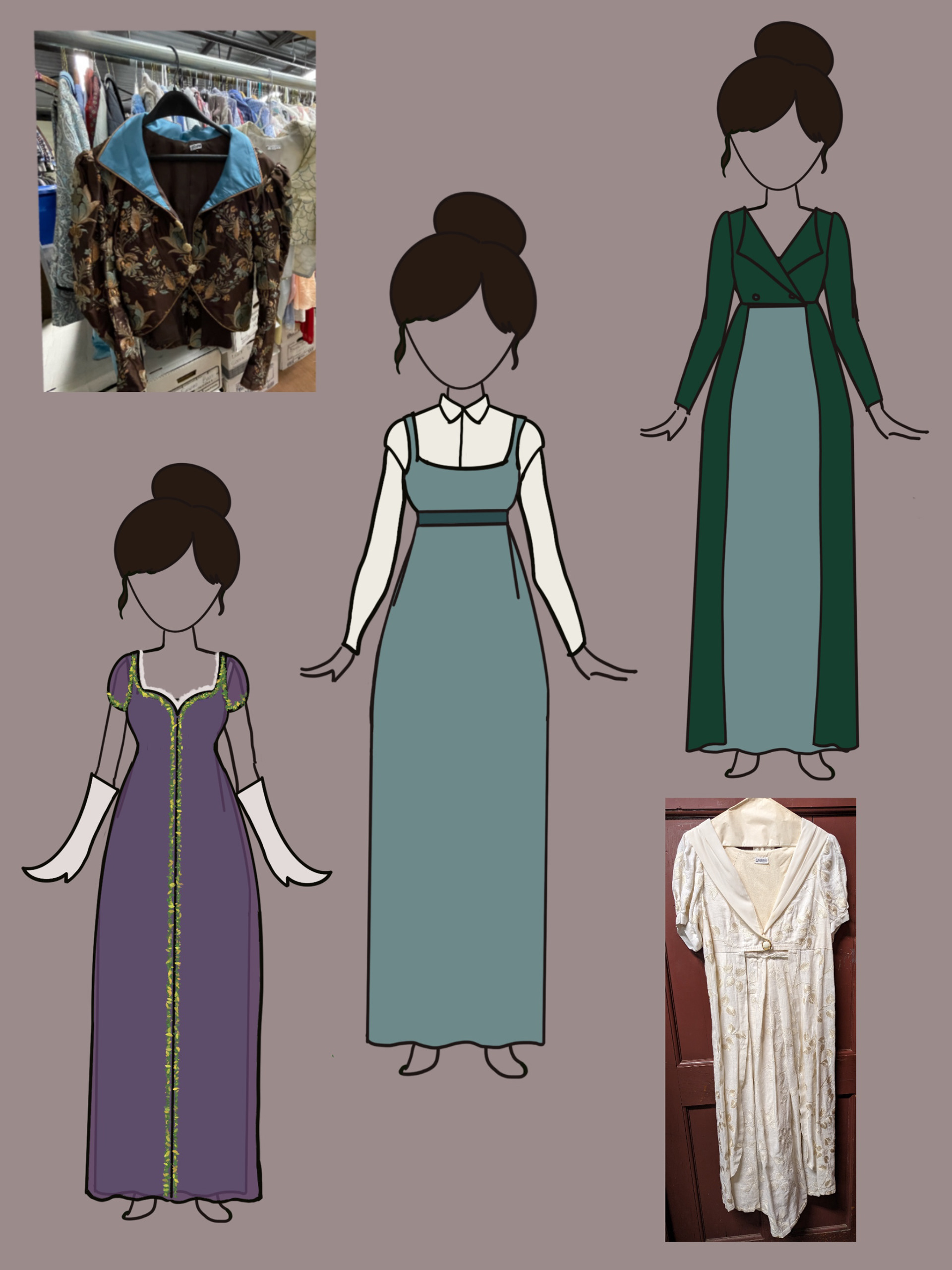 Dress Rendering by Leigh Paradide