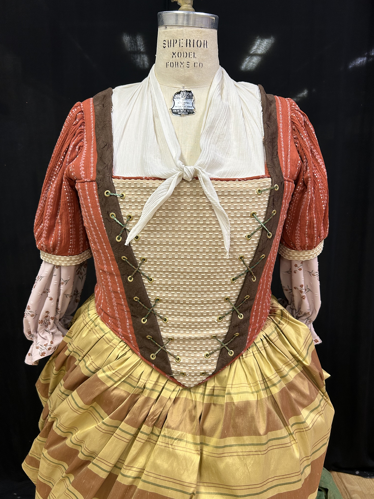 Detail of Front Bodice