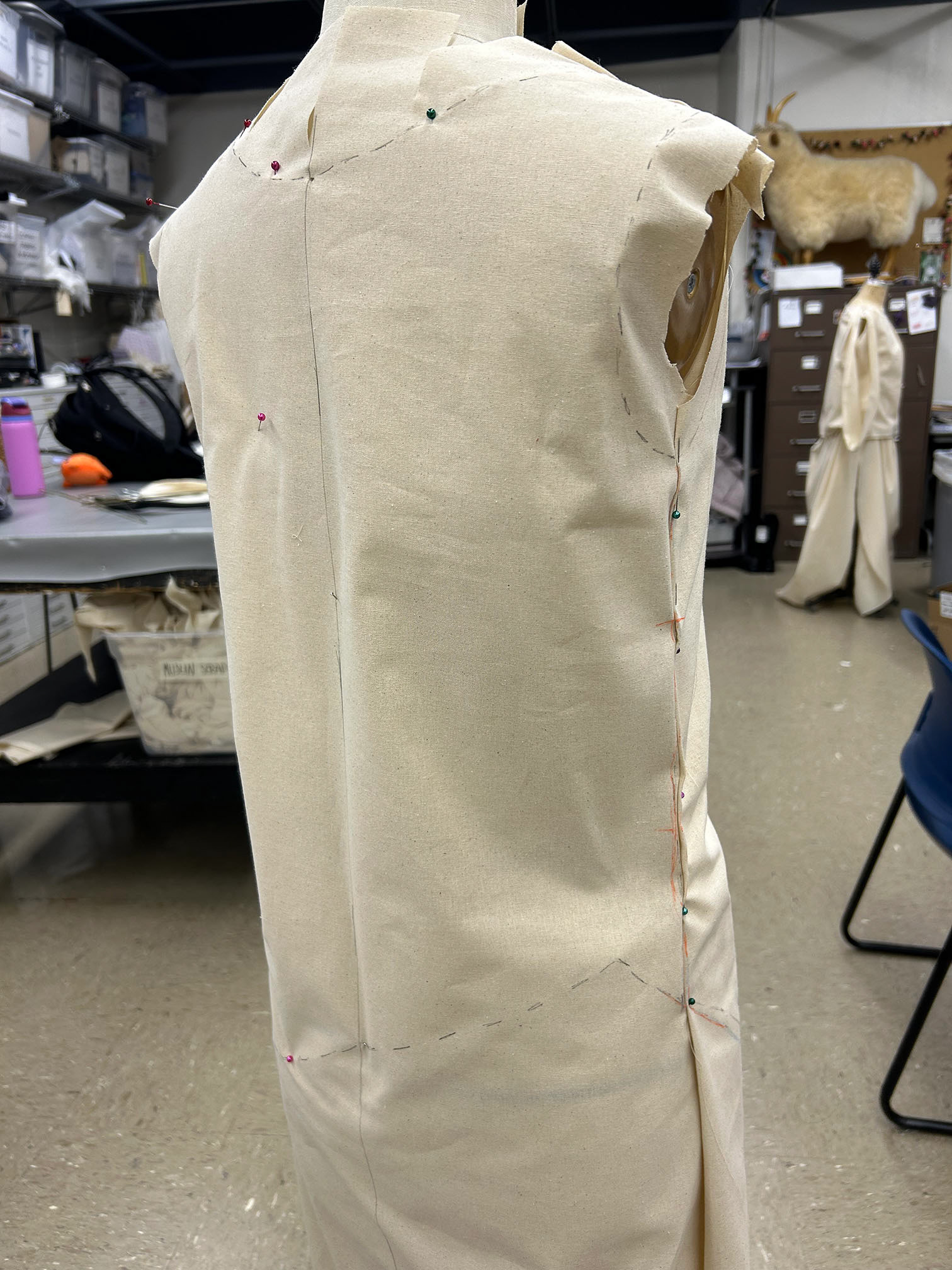 Right Back Draped