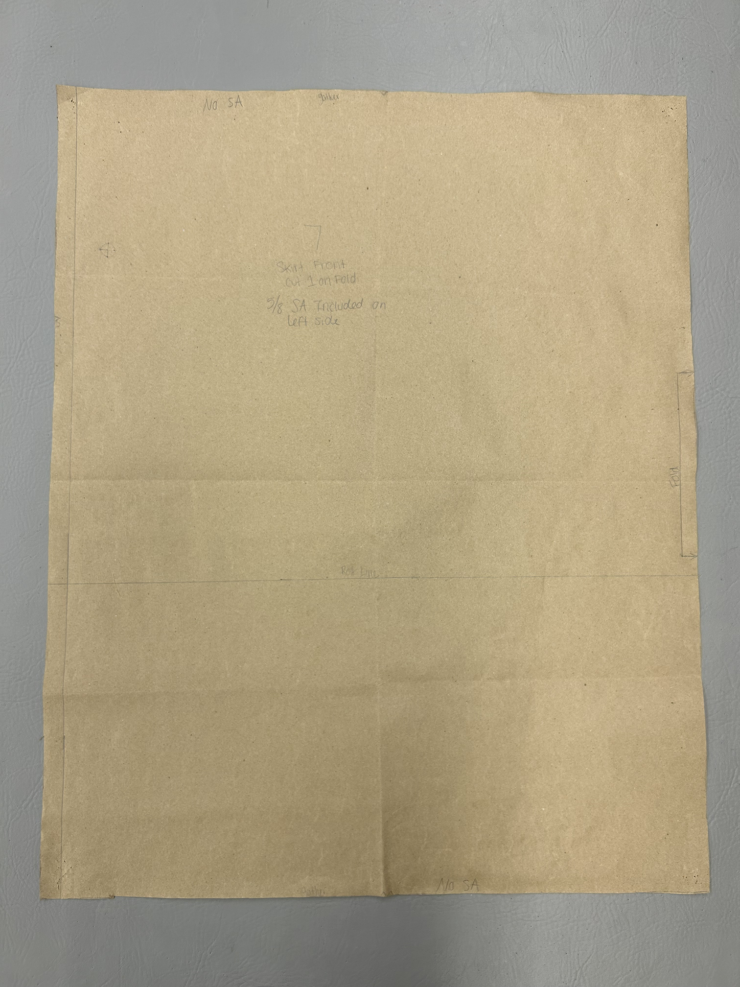 Skirt Front Pattern