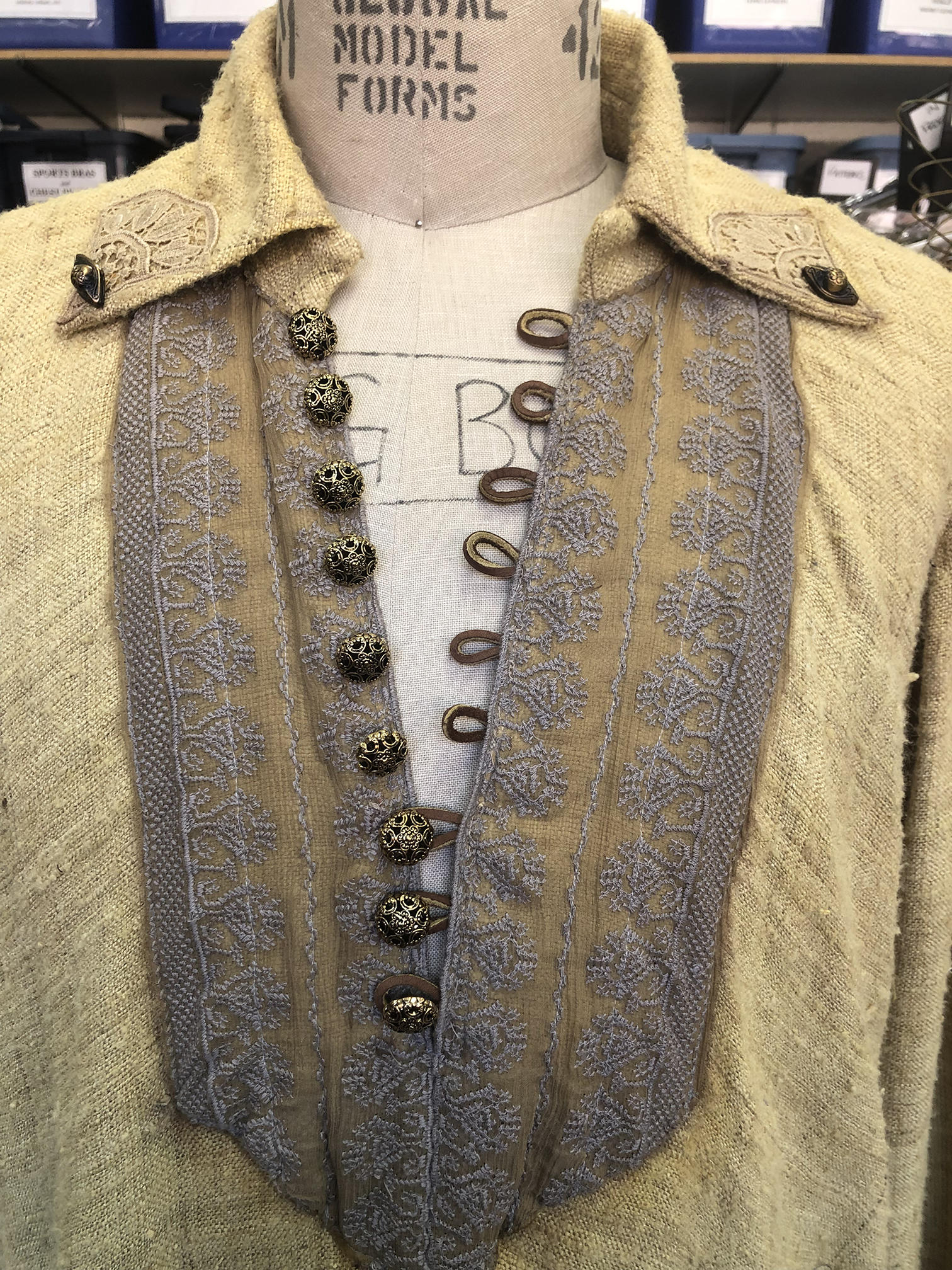Detail on Yoke of Shirt