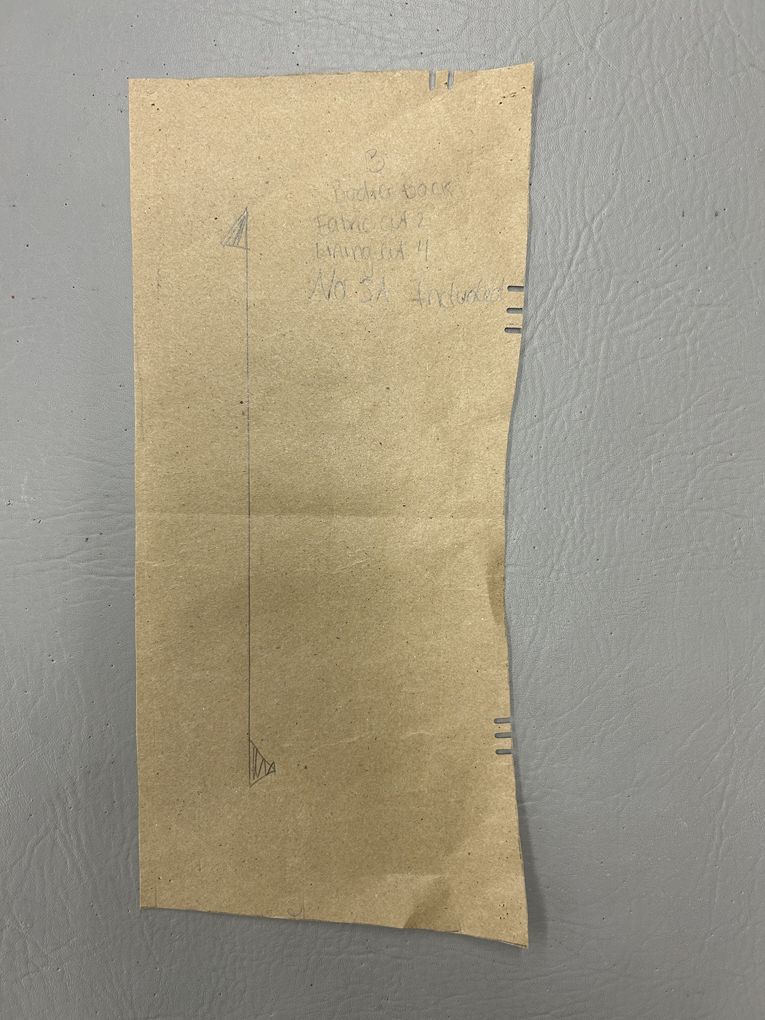 Bodice Back Pattern