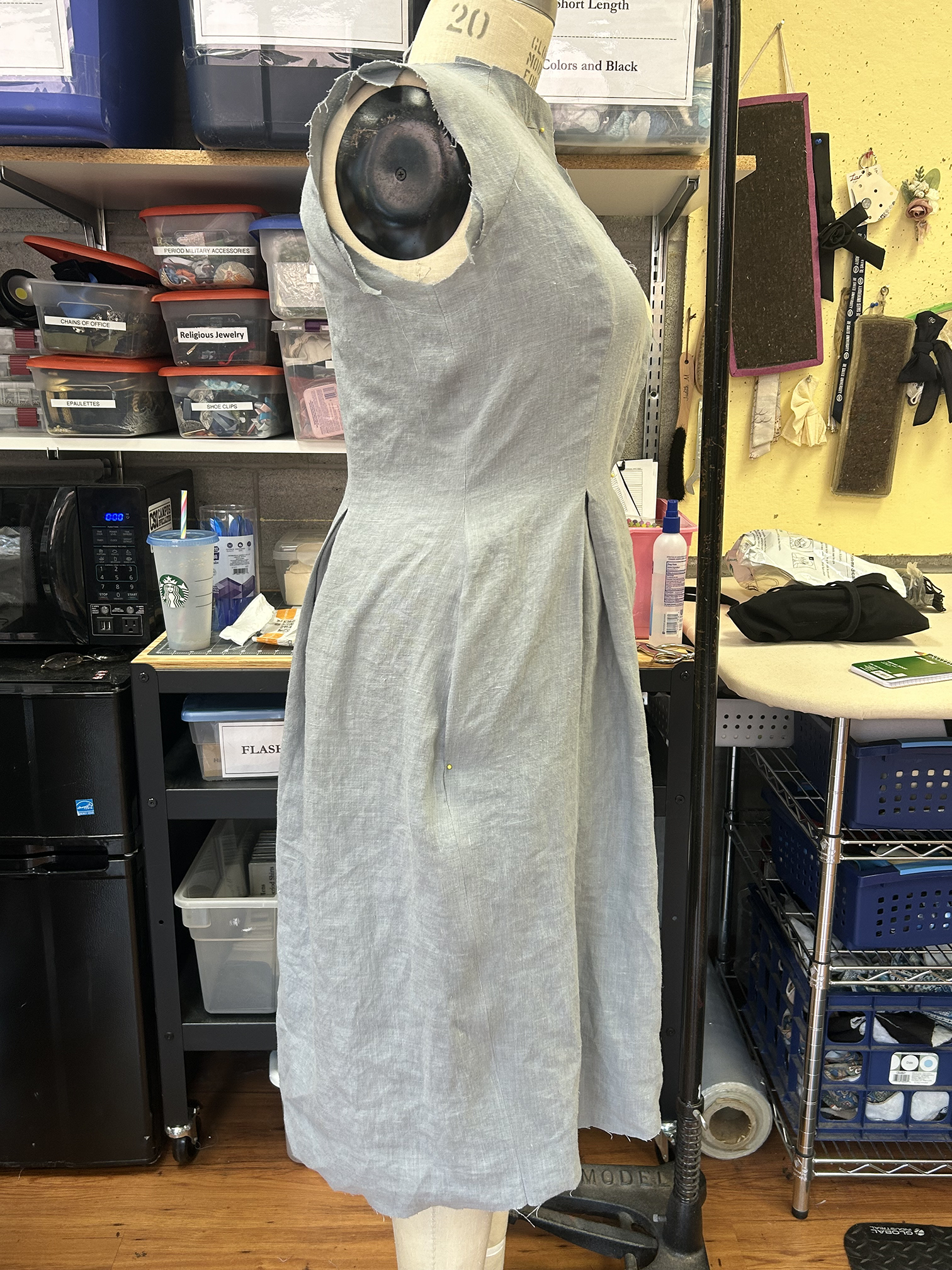 Ride Side of Half Dress