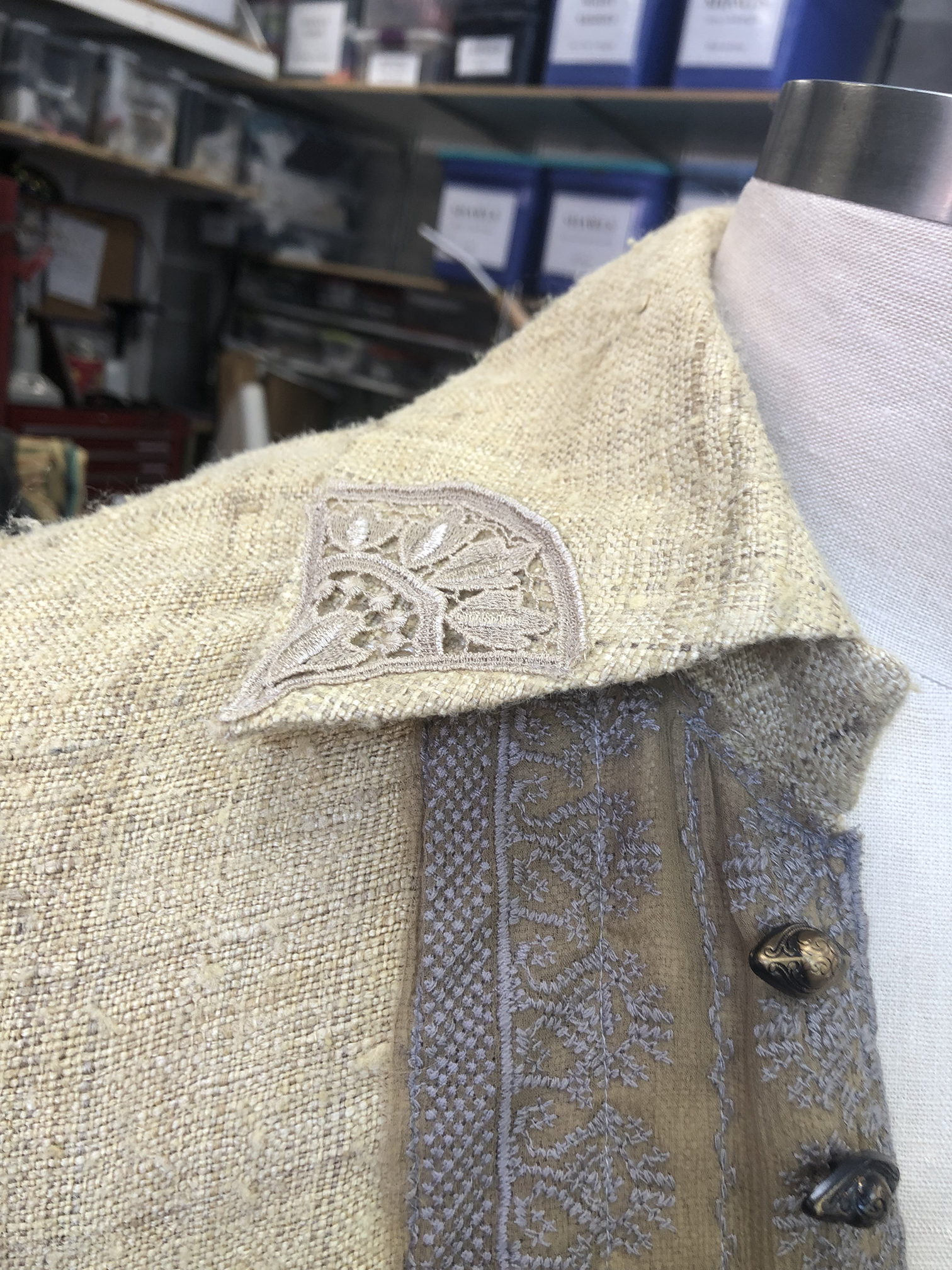 Collar of Shirt with Detail