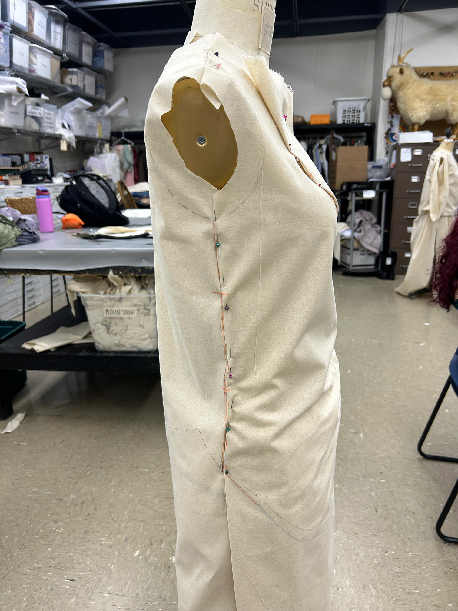 Right Side Draped