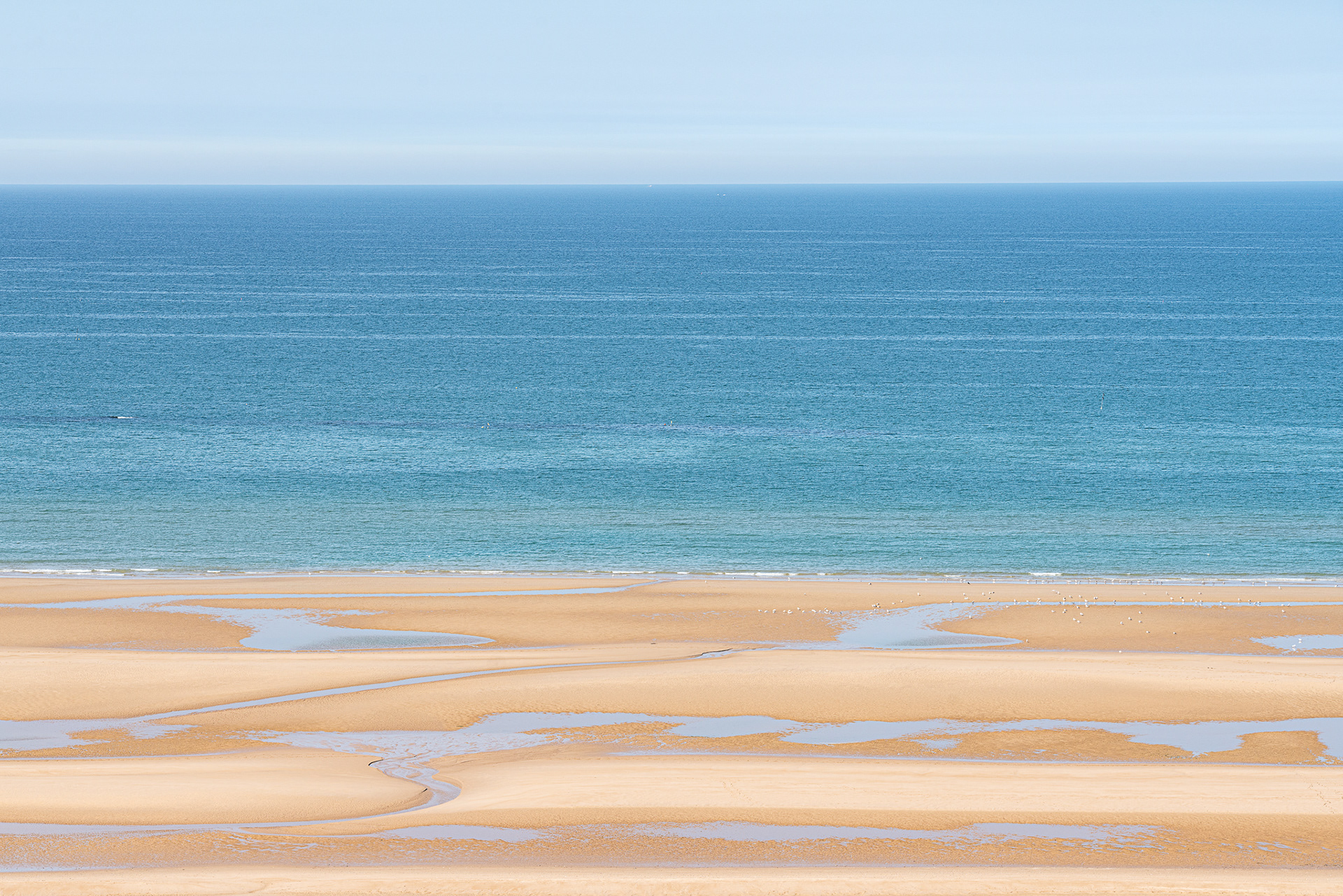 Omaha Beach - So quiet. Difficult to imagine the D-Day