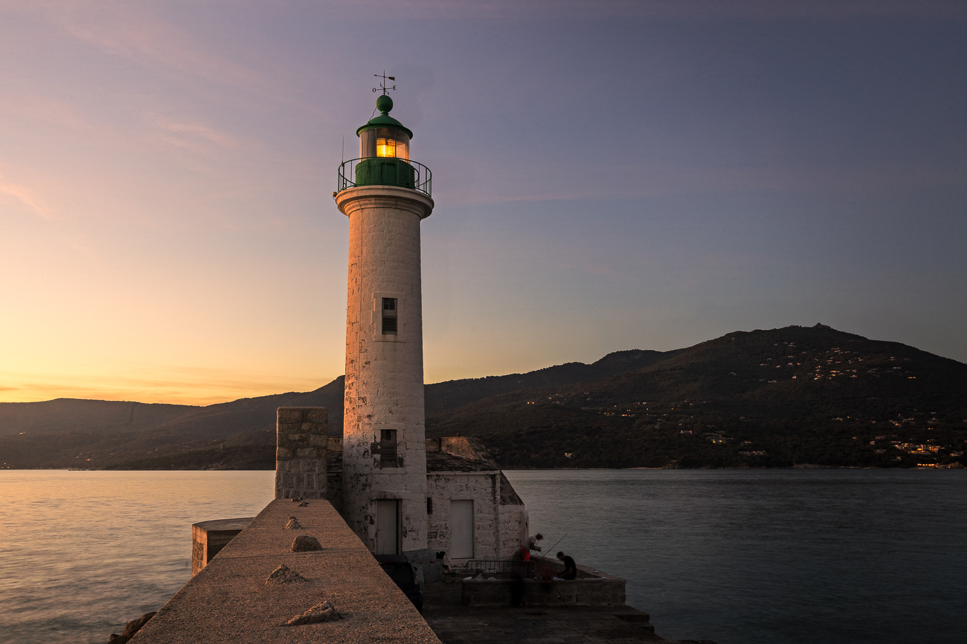 Sunset Glow on the Lighthouse