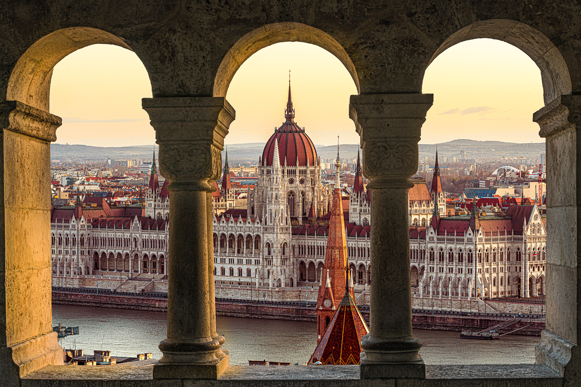 House of Parliament from Fisherman's Bastion