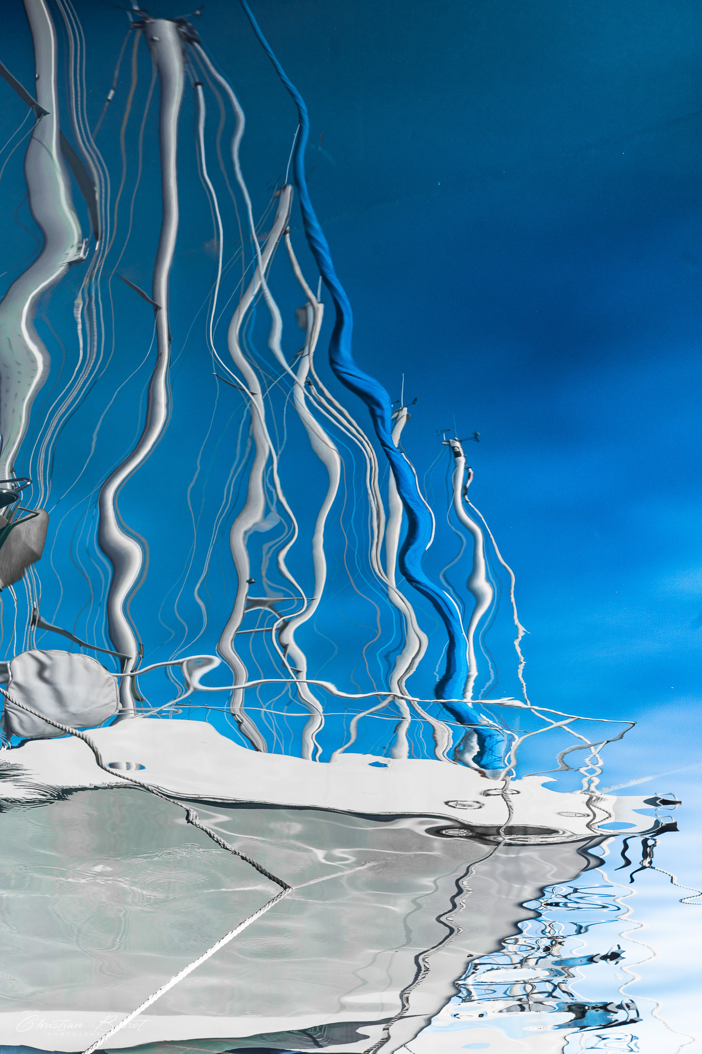 Sailboat in the Liquid Sky