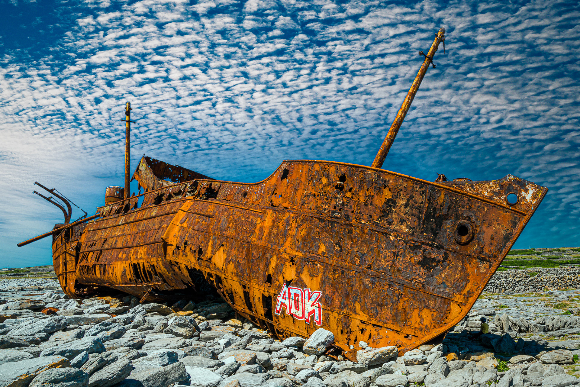 The Plassey Shipwreck, Inis Oirr, Co. Galway