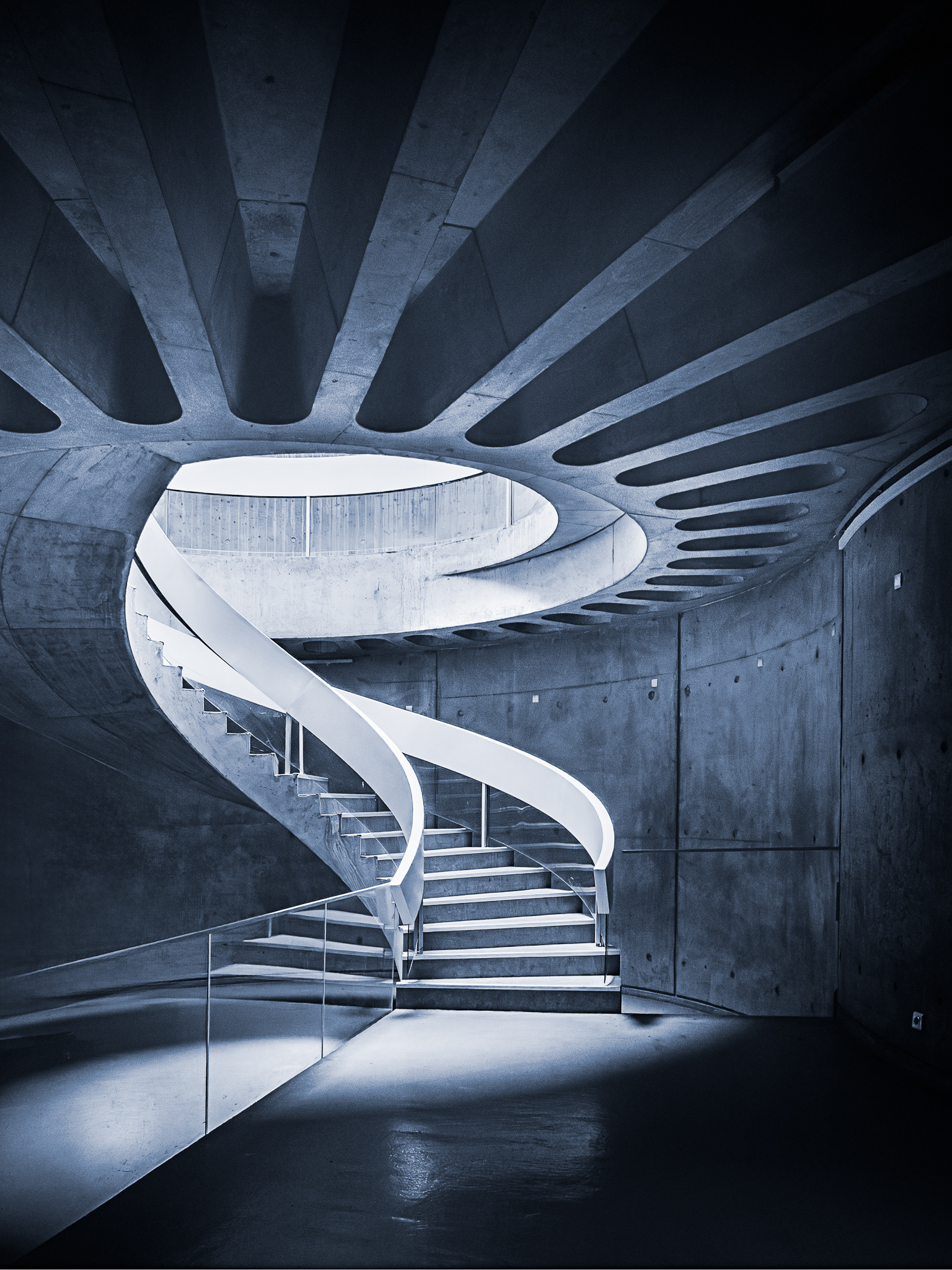 Staircase in the museum