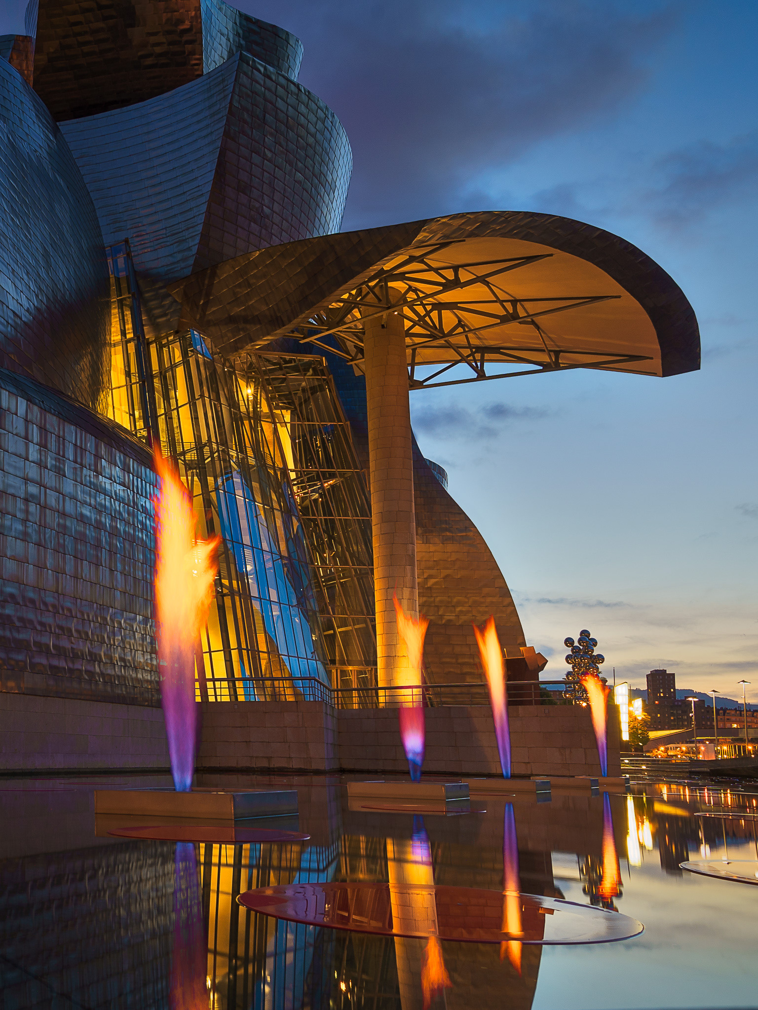 The fire Fountains - Guggenheim