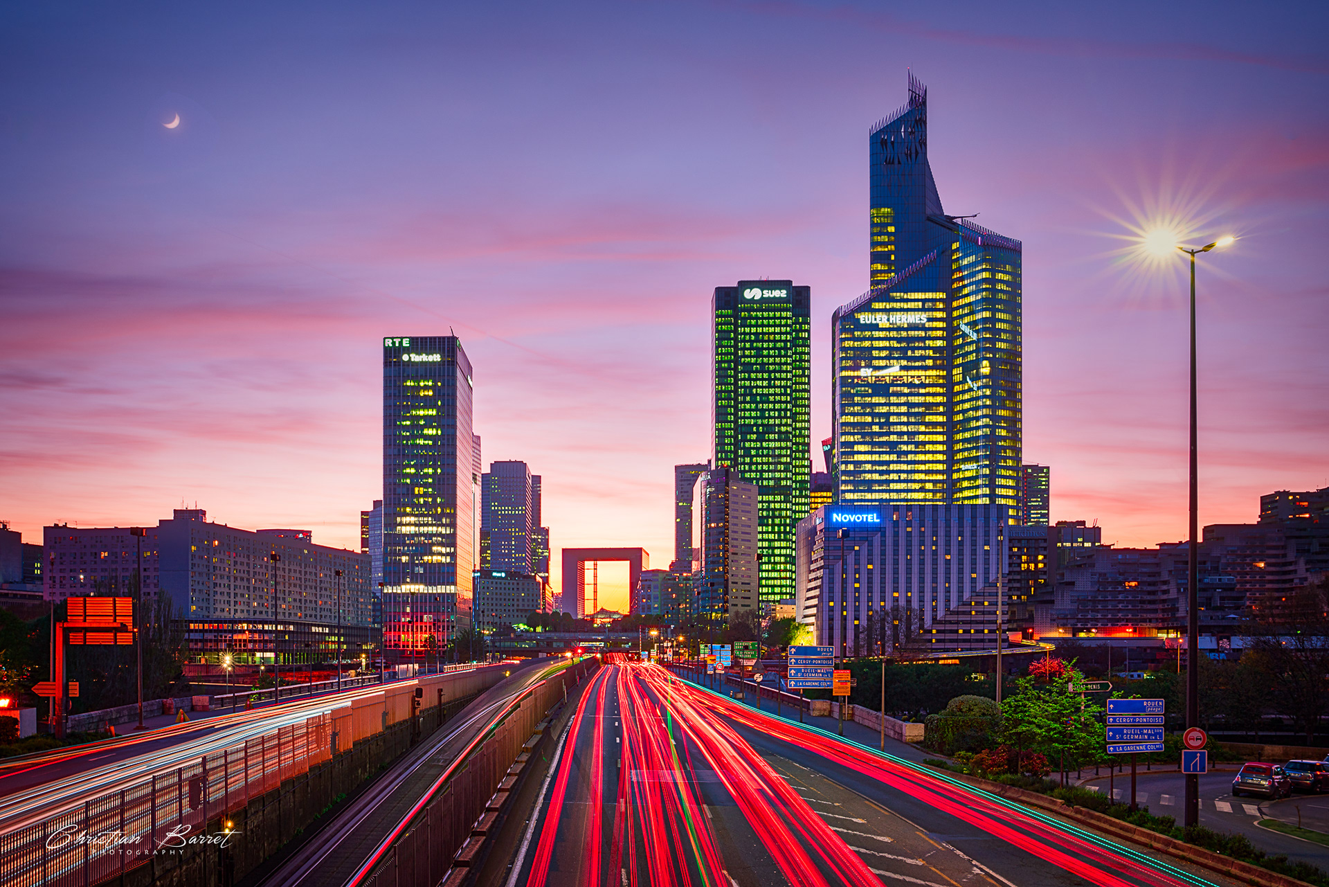 La Défense from the Neuilly Bridge