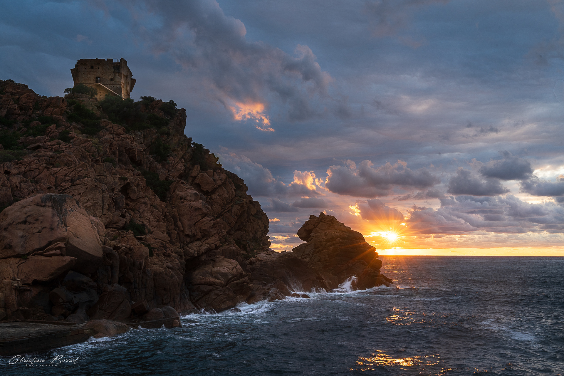 The Guard Tower at Dusk