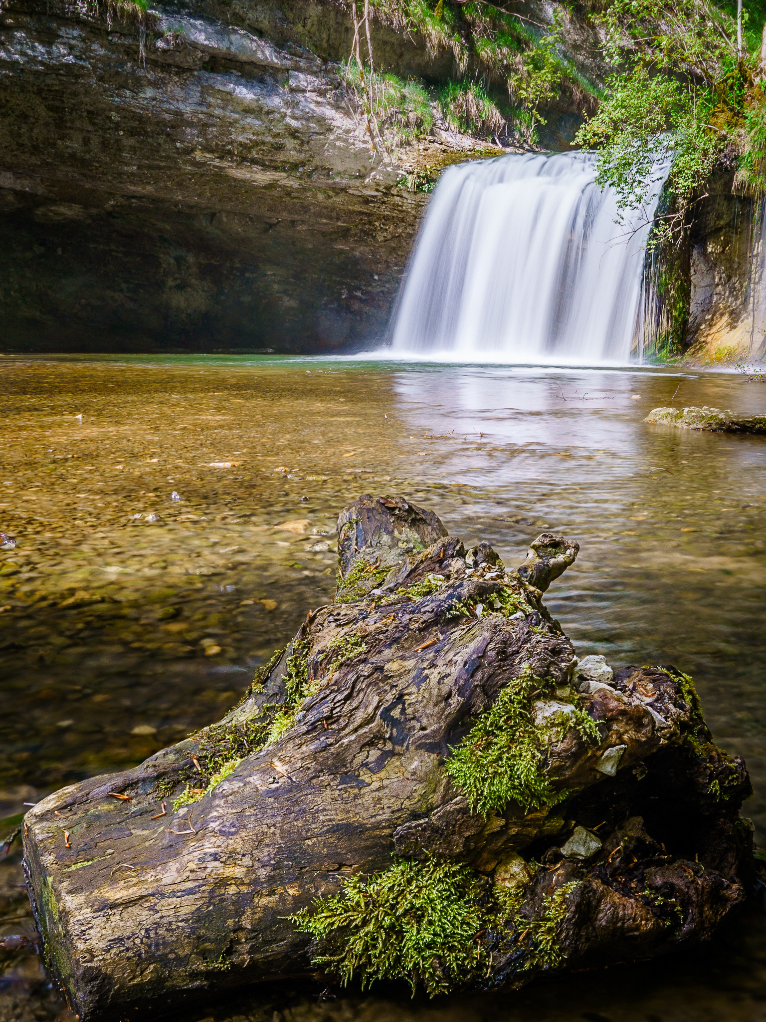 The Hérisson waterfalls