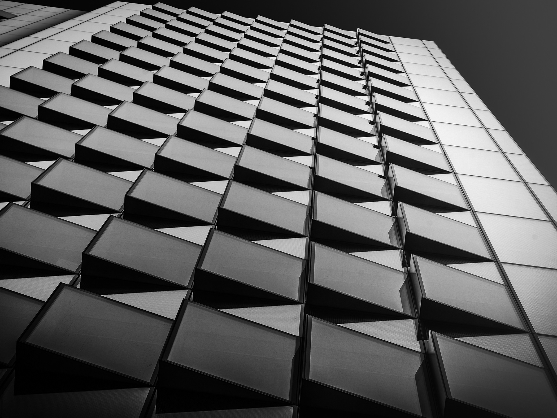 Architecture Play of Squares and Triangles