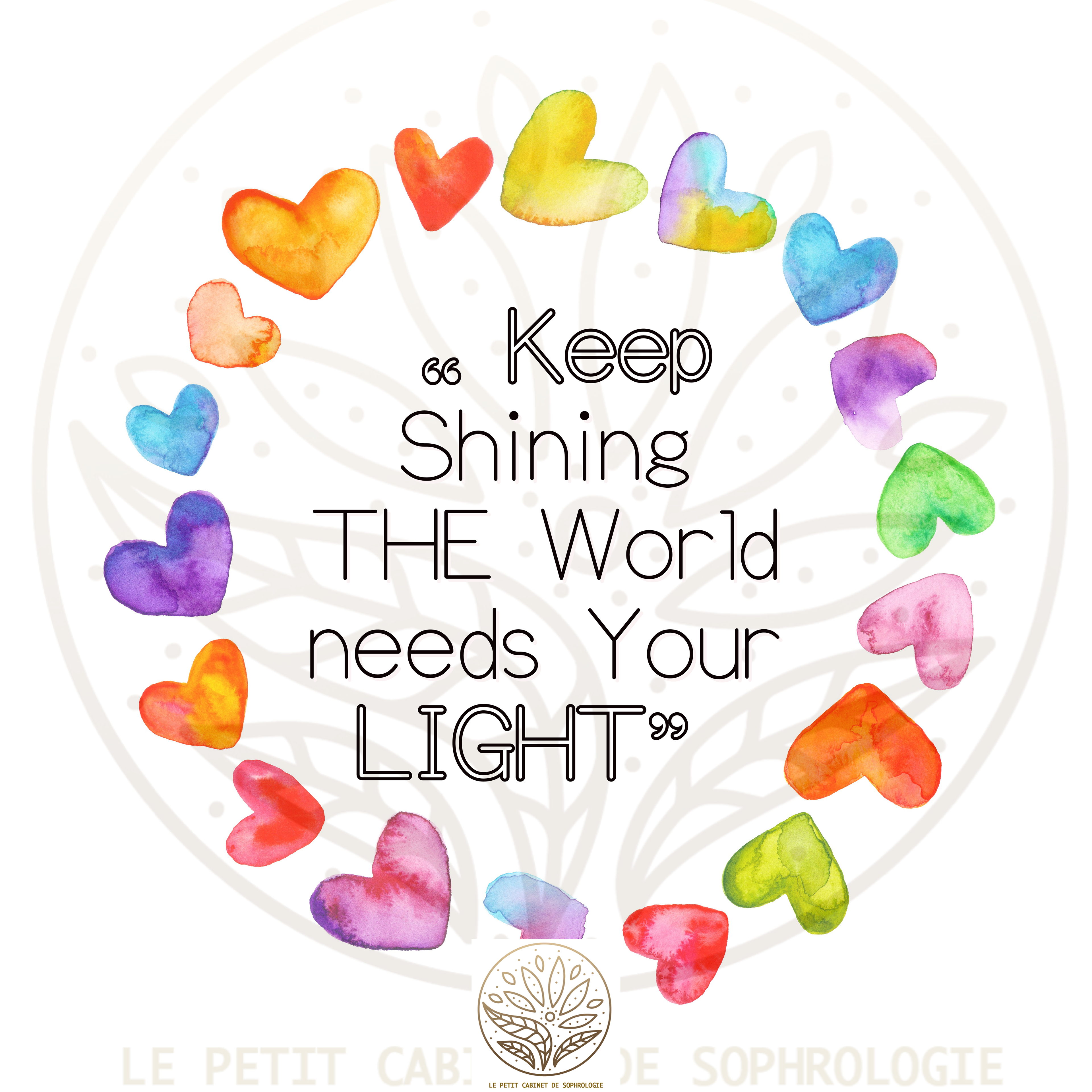 Keep Shining, THE world needs your light