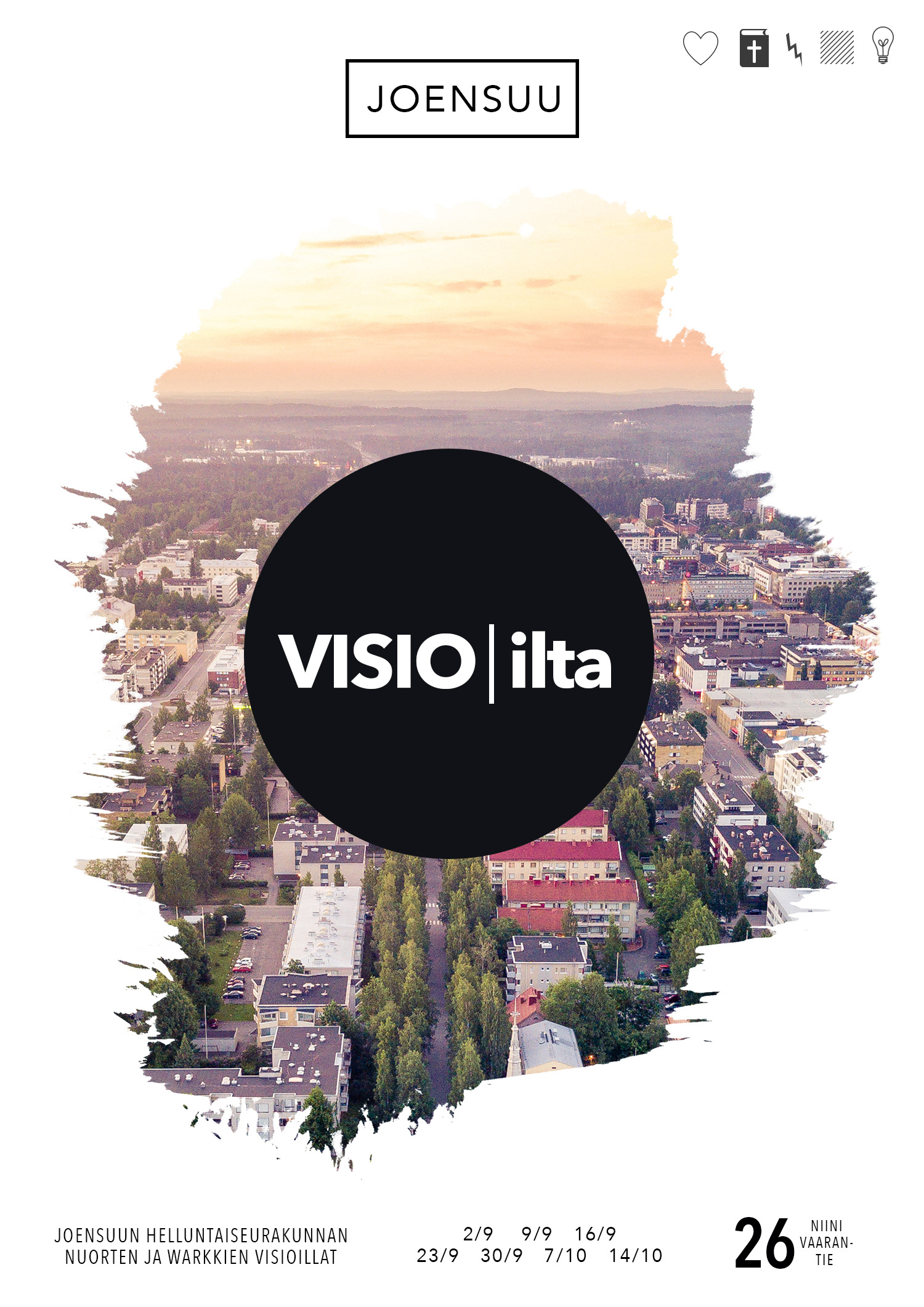 Esimerkki nuorisotyön julisteesta