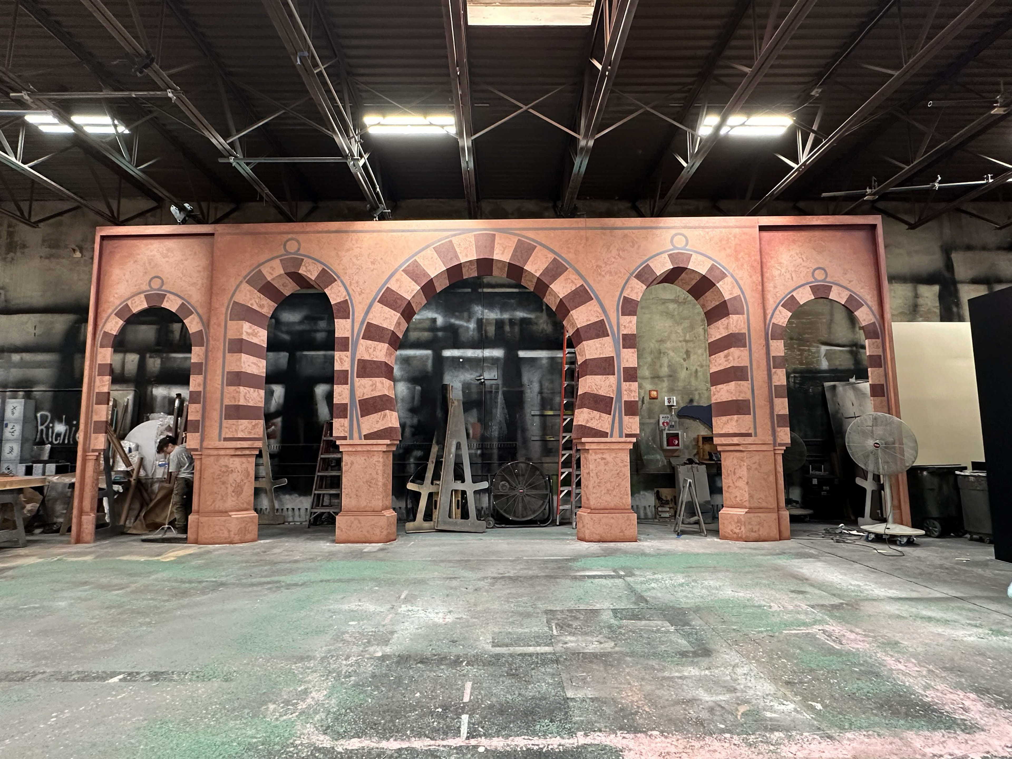 Scenery | Arches | "Death on the Nile" Directed by Hana S. Sharif, Set Design by Alexander Dodge, Arena Stage