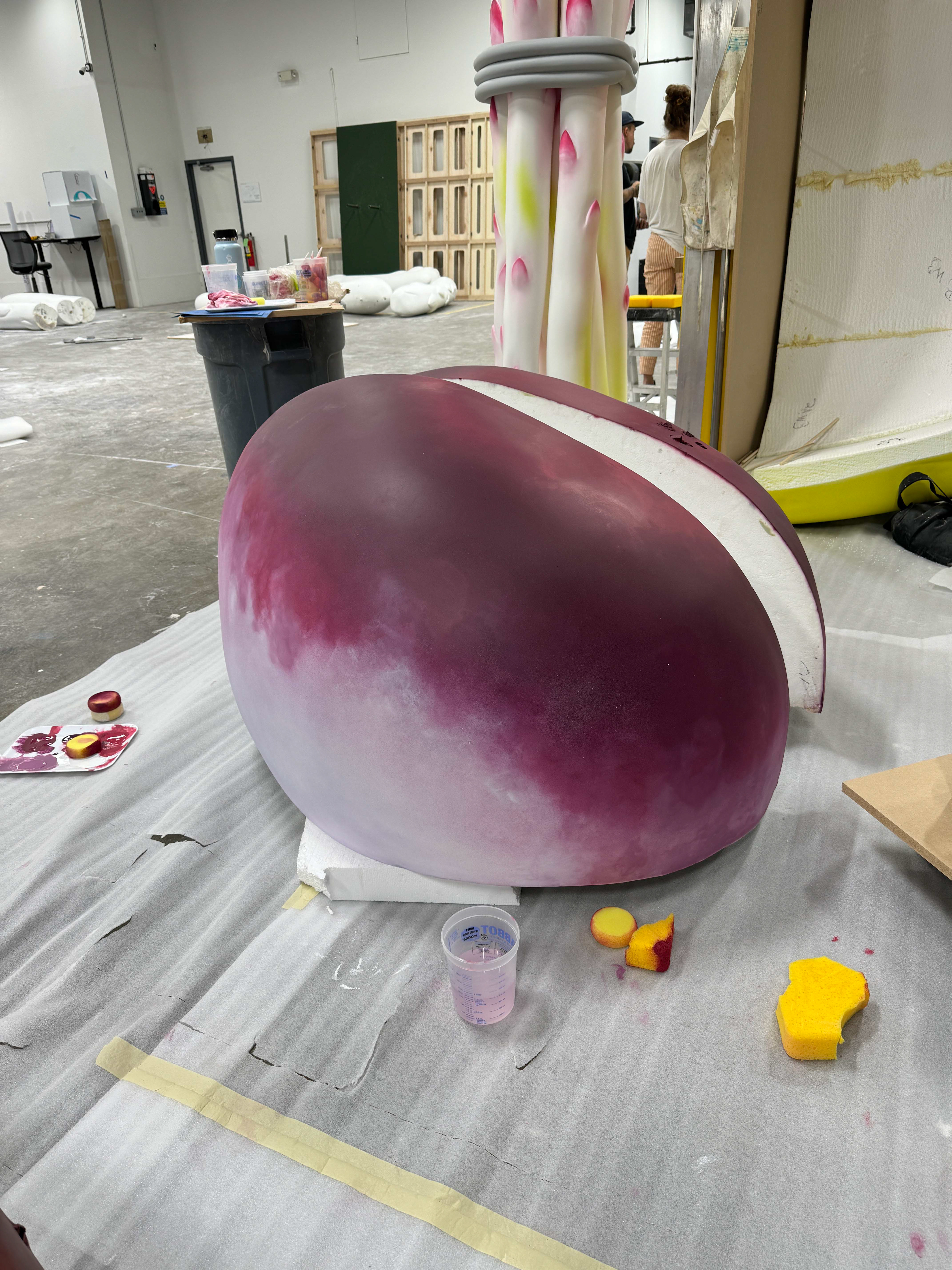 Window Display | Turnip Prop with Faux texture | Loewe x Saks Fifth Ave