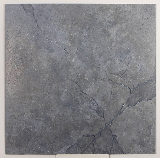 Faux Concrete (Theatrical Finish) | Acrylic on Panel | 2' x 2'