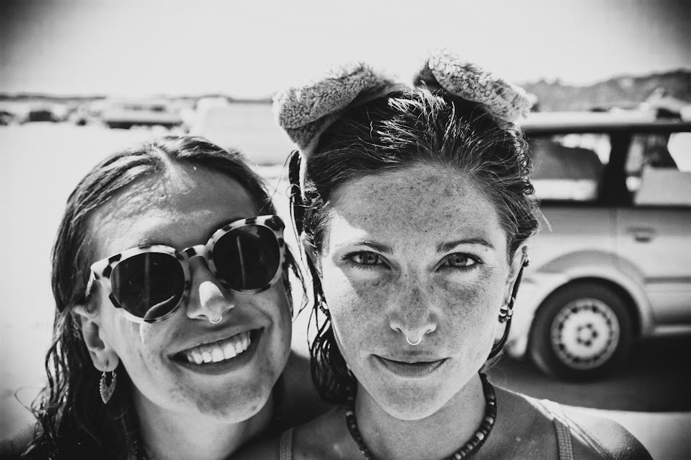 Salty skin and sea air