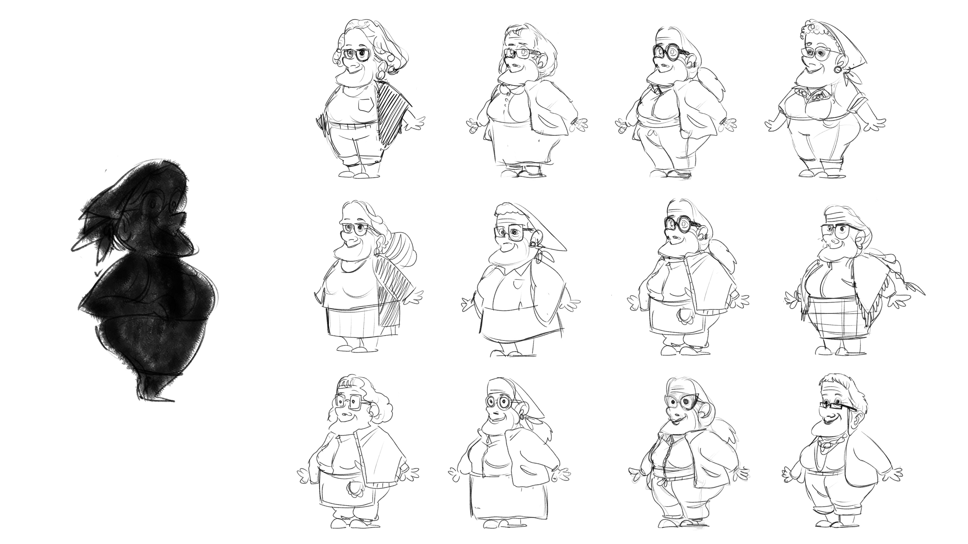 Iterations on silhouette