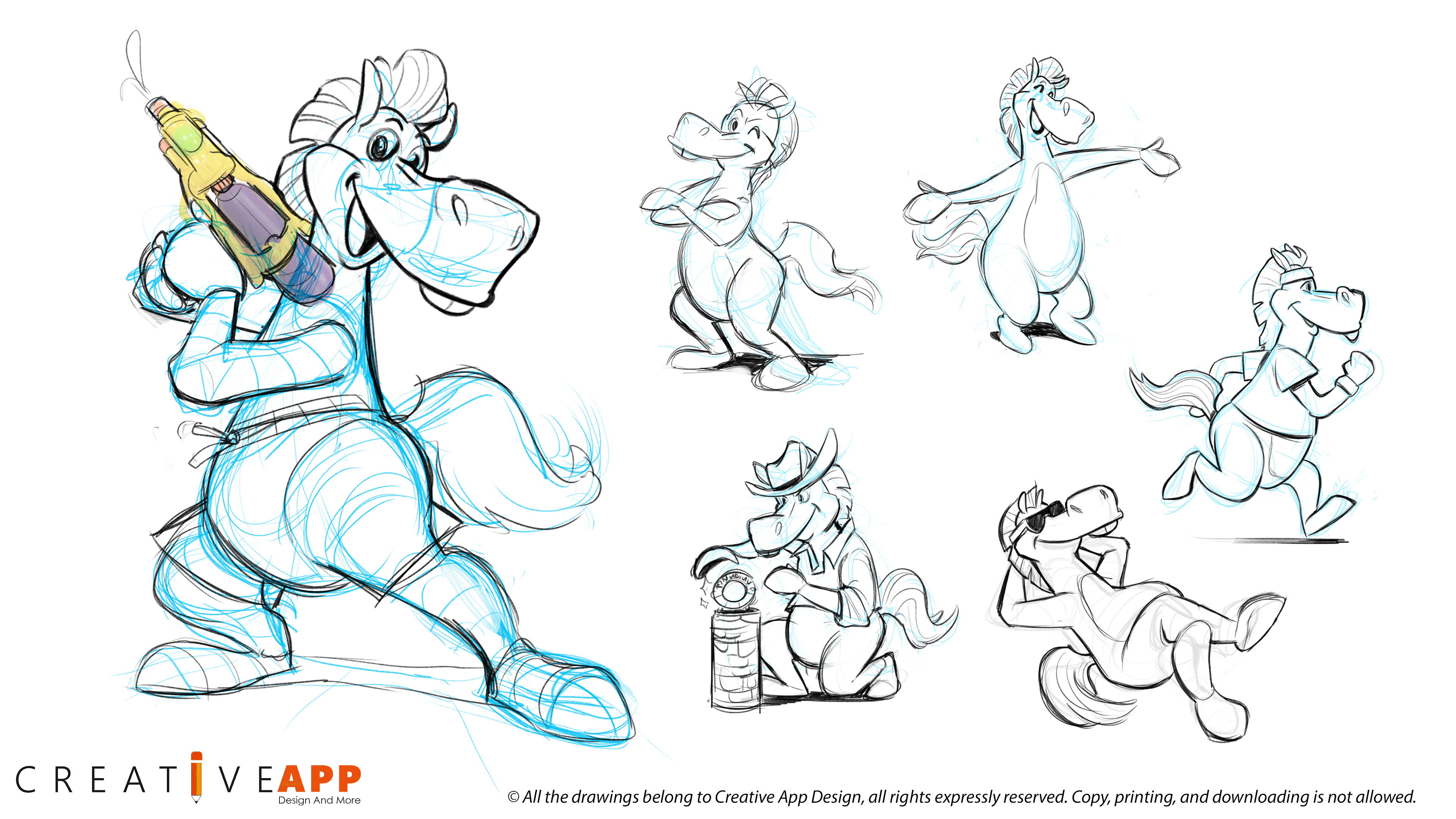Speedy - Acting poses