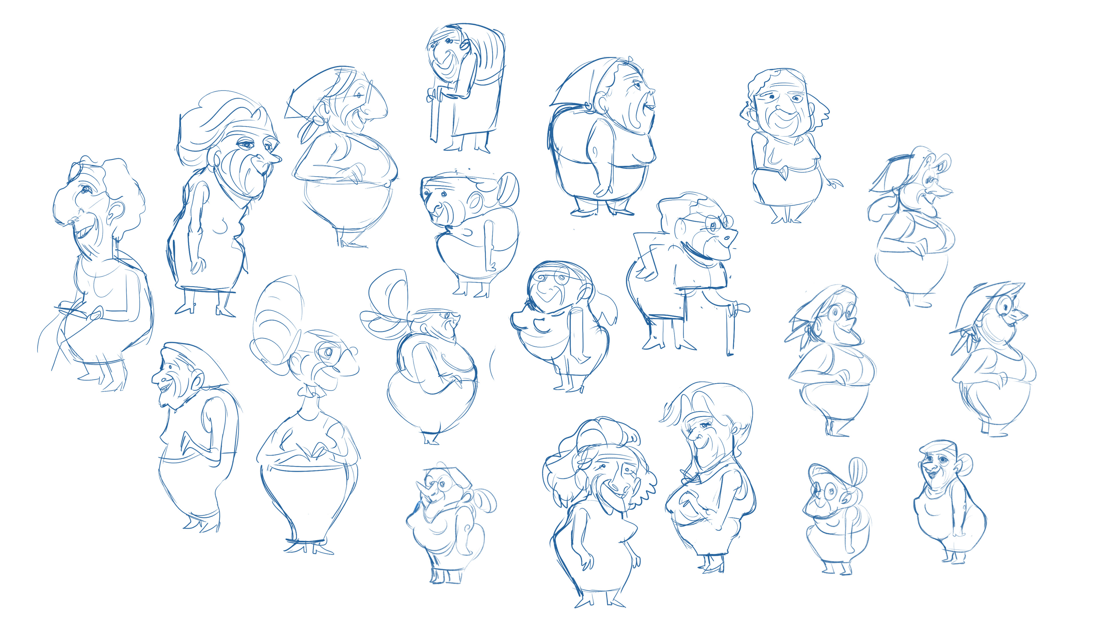 Early shapes explorations