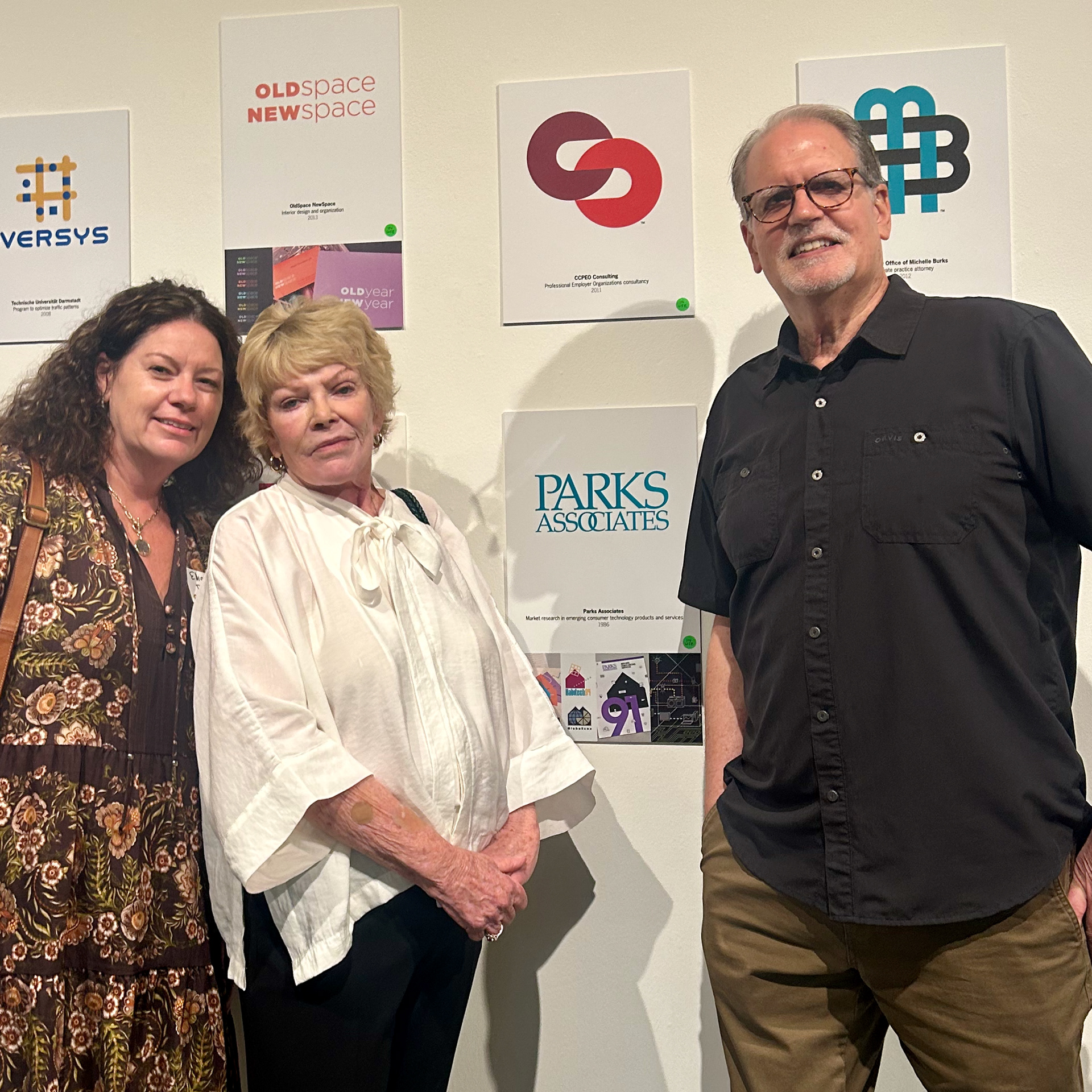 David with Elizabeth and Tricia Parks